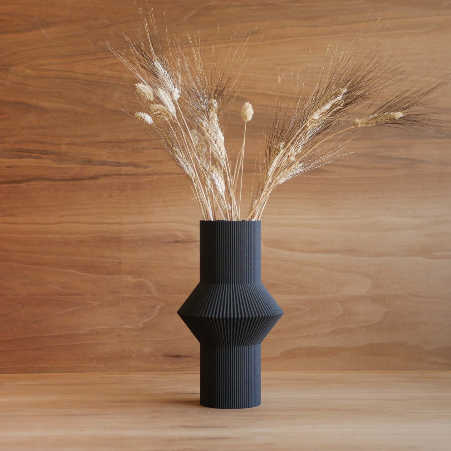 Vaso in legno riciclato HOI - perfetto per fiori secchi
