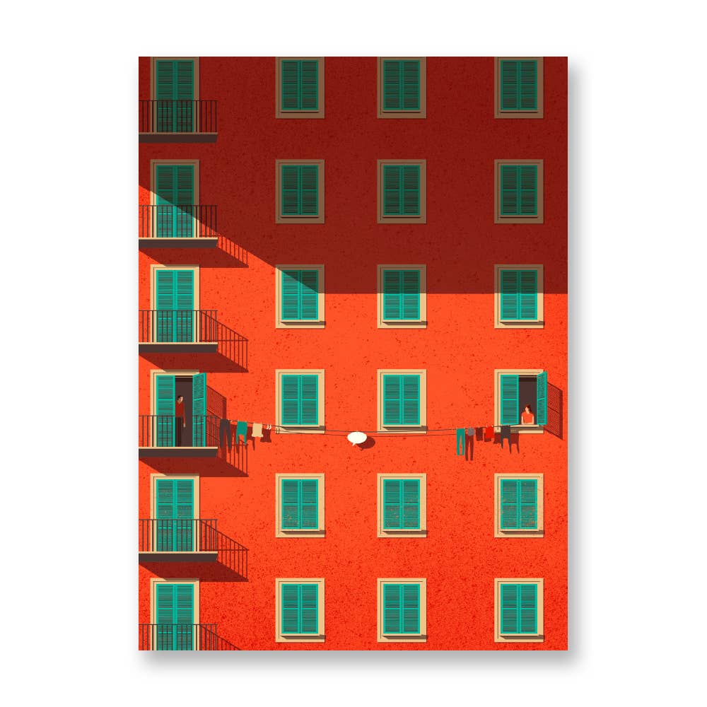 Poster artistico - Timidezza - dim. 21 x 30 cm