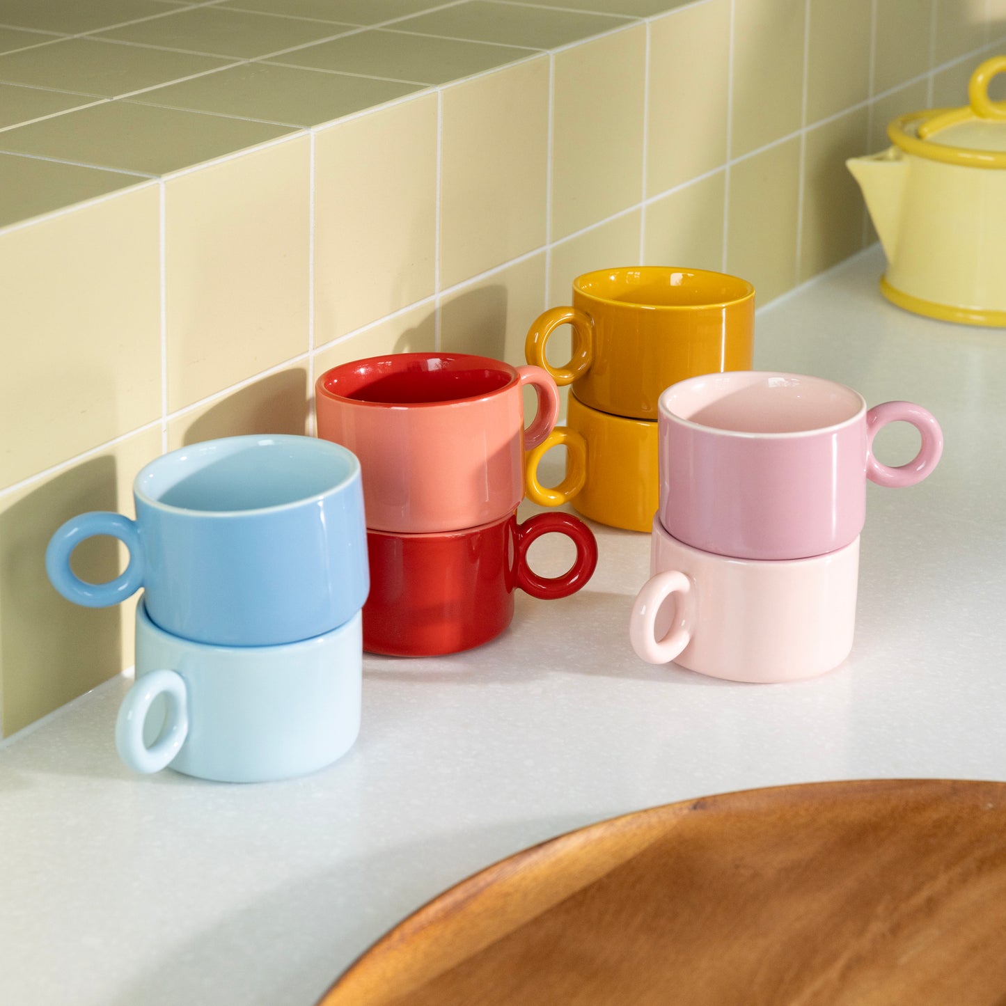 Tazza "chiquito" rossa - set da 2