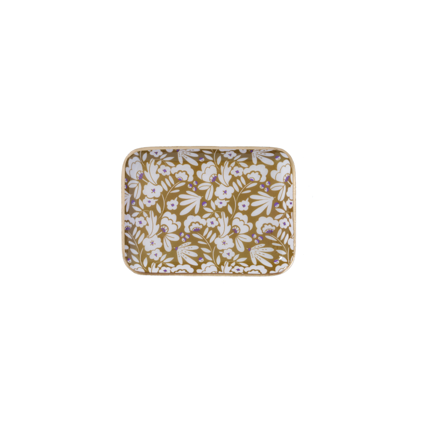 Vassoio Tiny in metallo smaltato - color Tiny Curry - dim. 15,50 x 11,50 cm