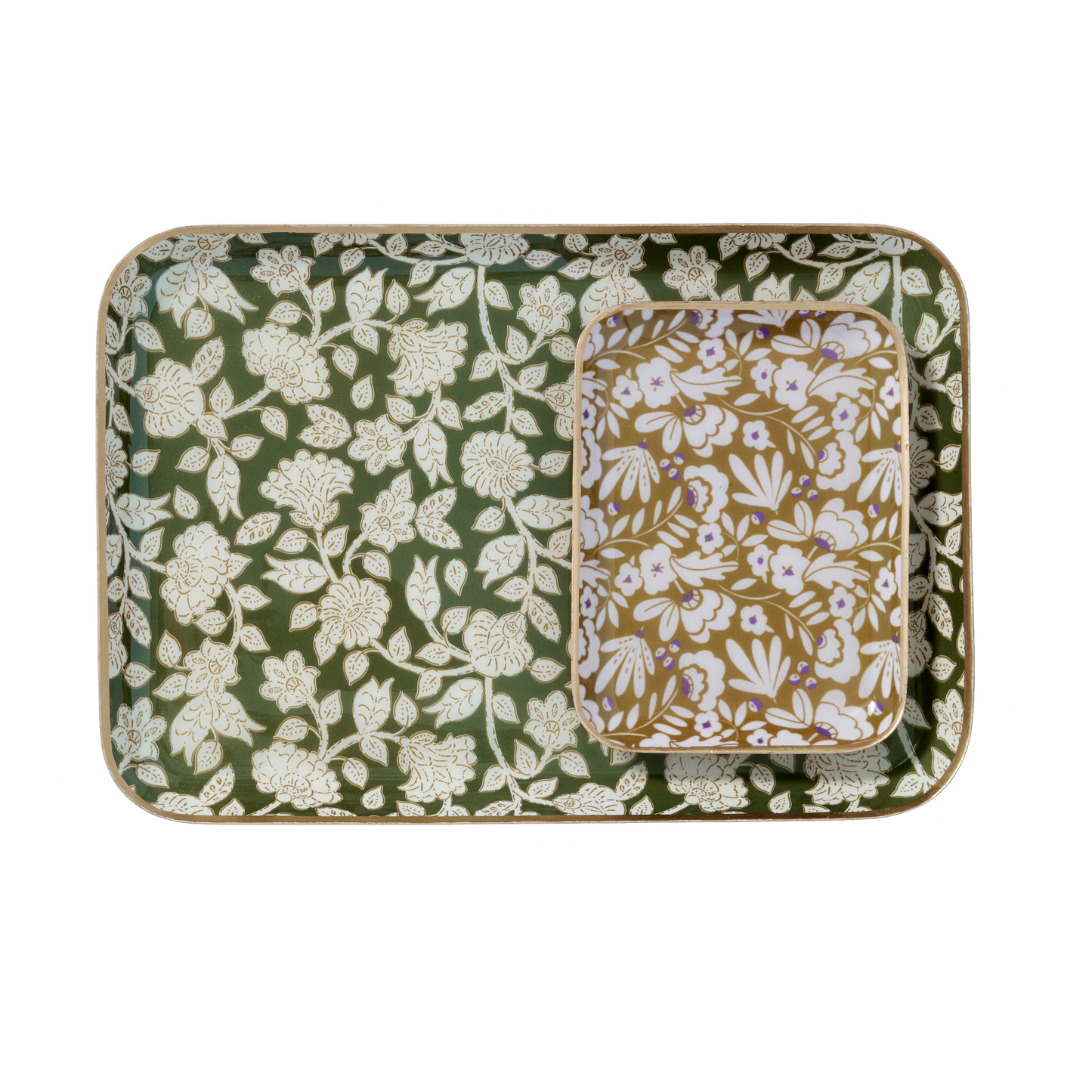 Vassoio Tiny in metallo smaltato - color Tiny Curry - dim. 15,50 x 11,50 cm