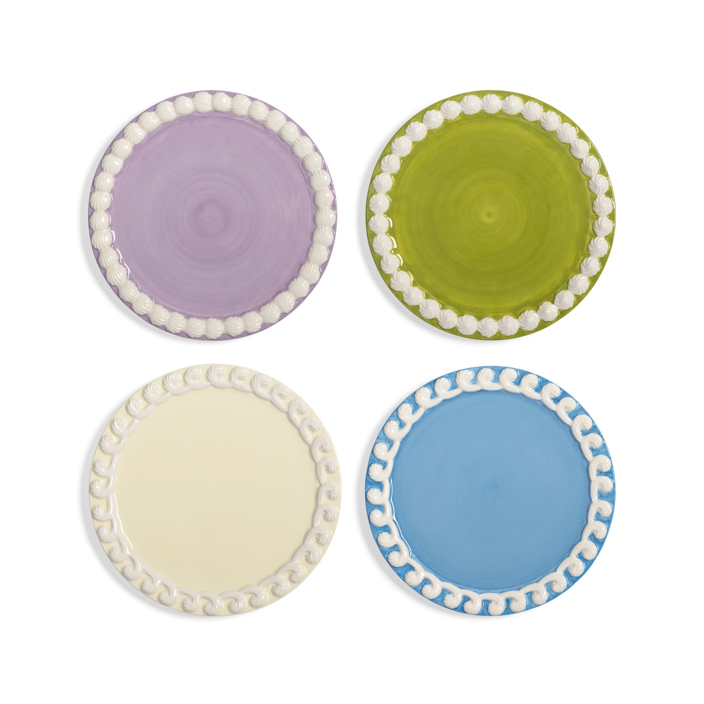 Piattini whip #2 - set di 4