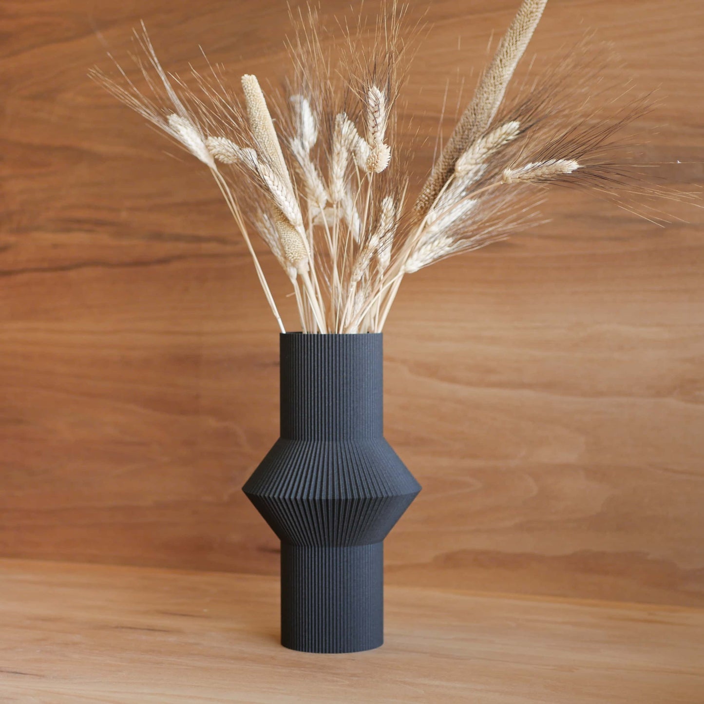 Vaso in legno riciclato HOI - perfetto per fiori secchi