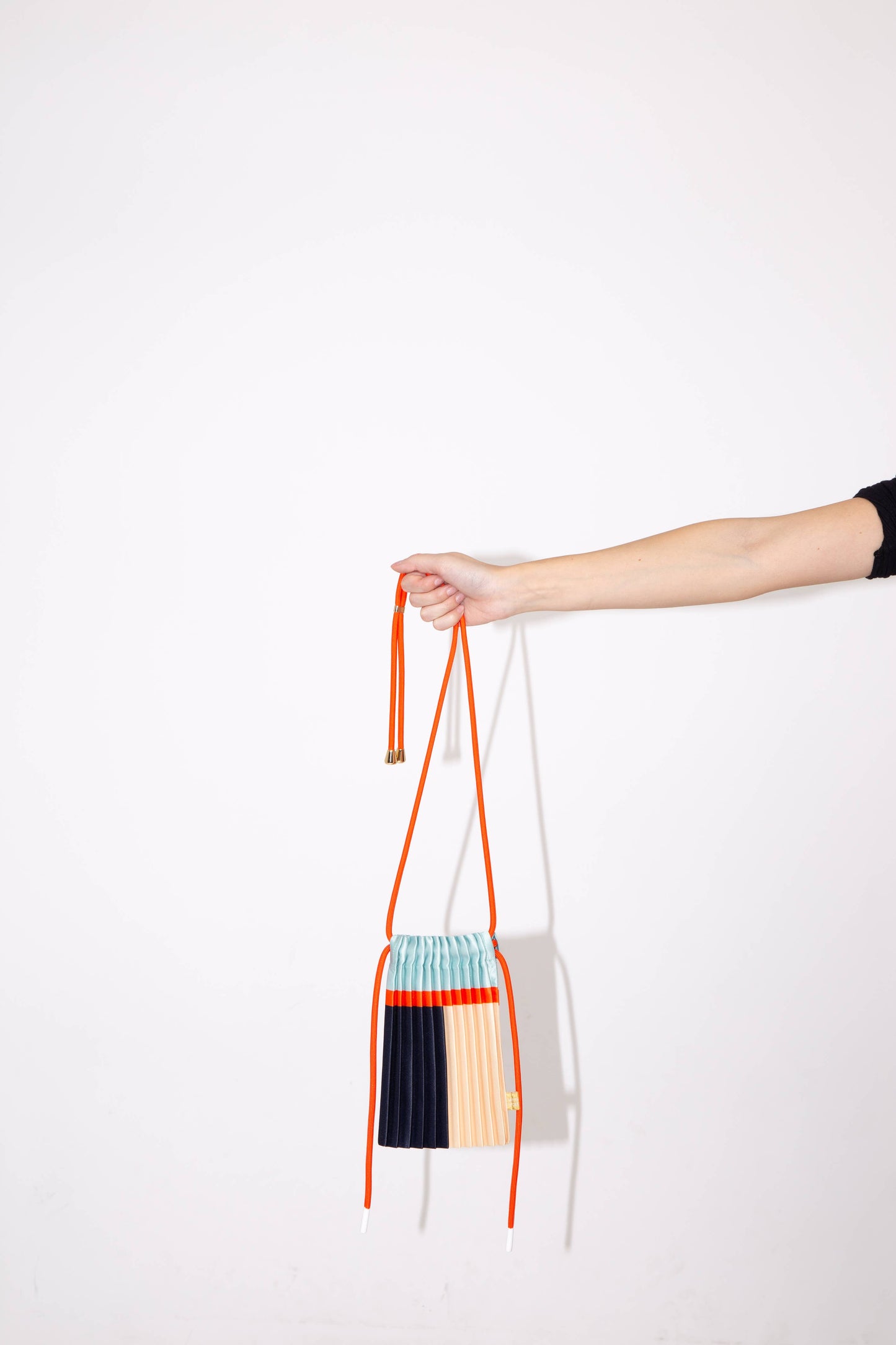 Borsa mini plissettata - modello BLU