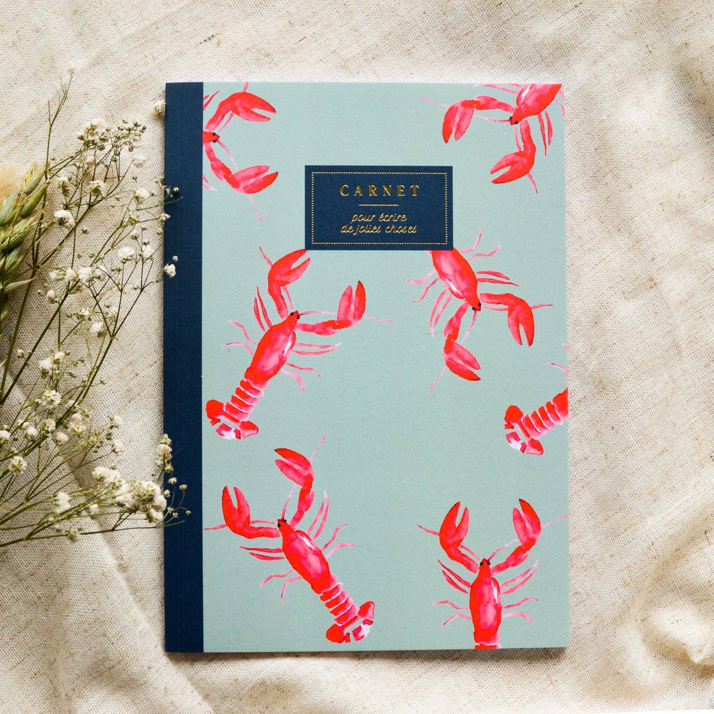 Taccuino a righe formato A5 - Lobsters 🦞