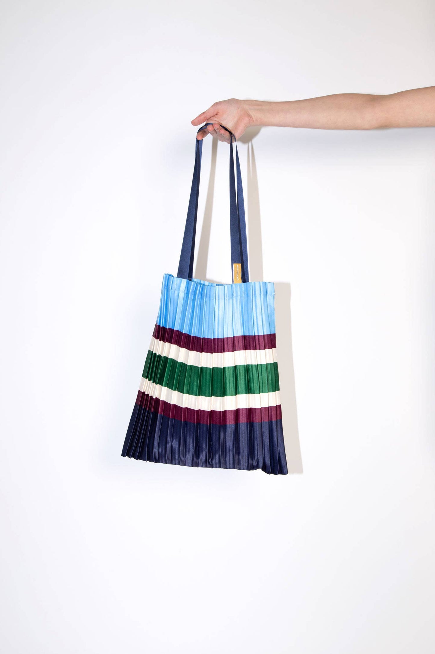 Borsa a tracolla in raso plissè - modello SORRENTO