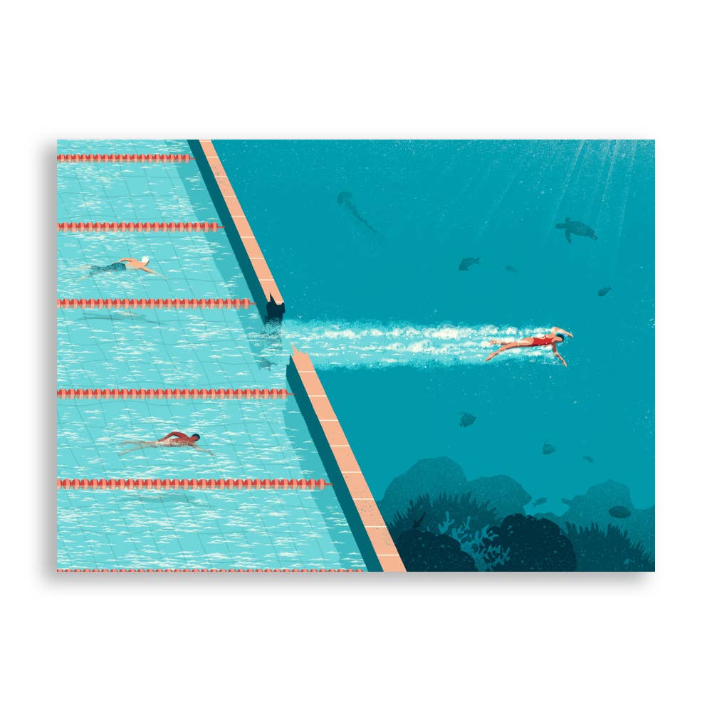 Poster artistico - Zona di comfort - dim. 21 x 30 cm