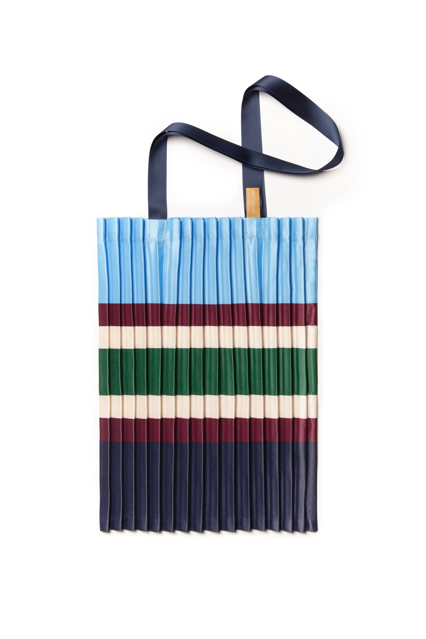 Borsa a tracolla in raso plissè - modello SORRENTO