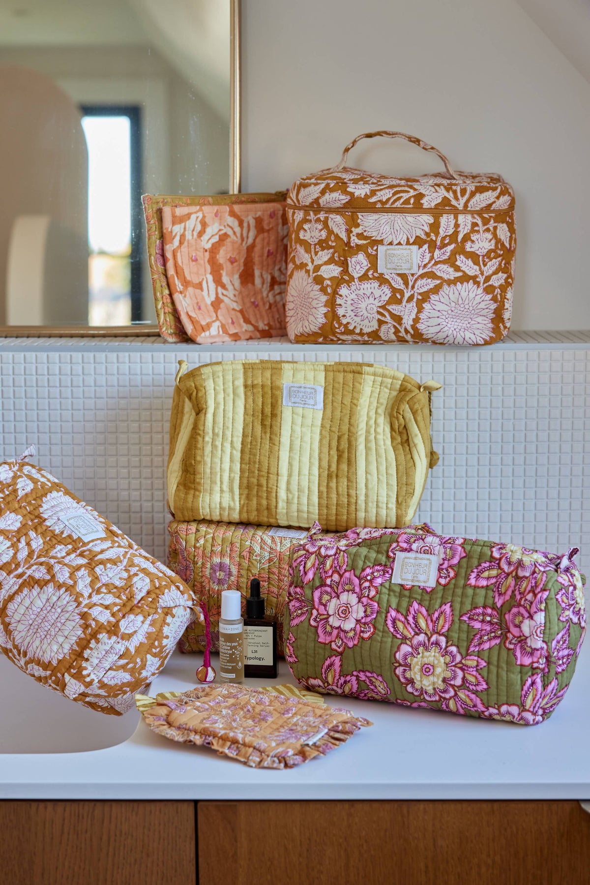 Necessaire da toilette - Jakarta Olive - - dim. 26 x 15 cm