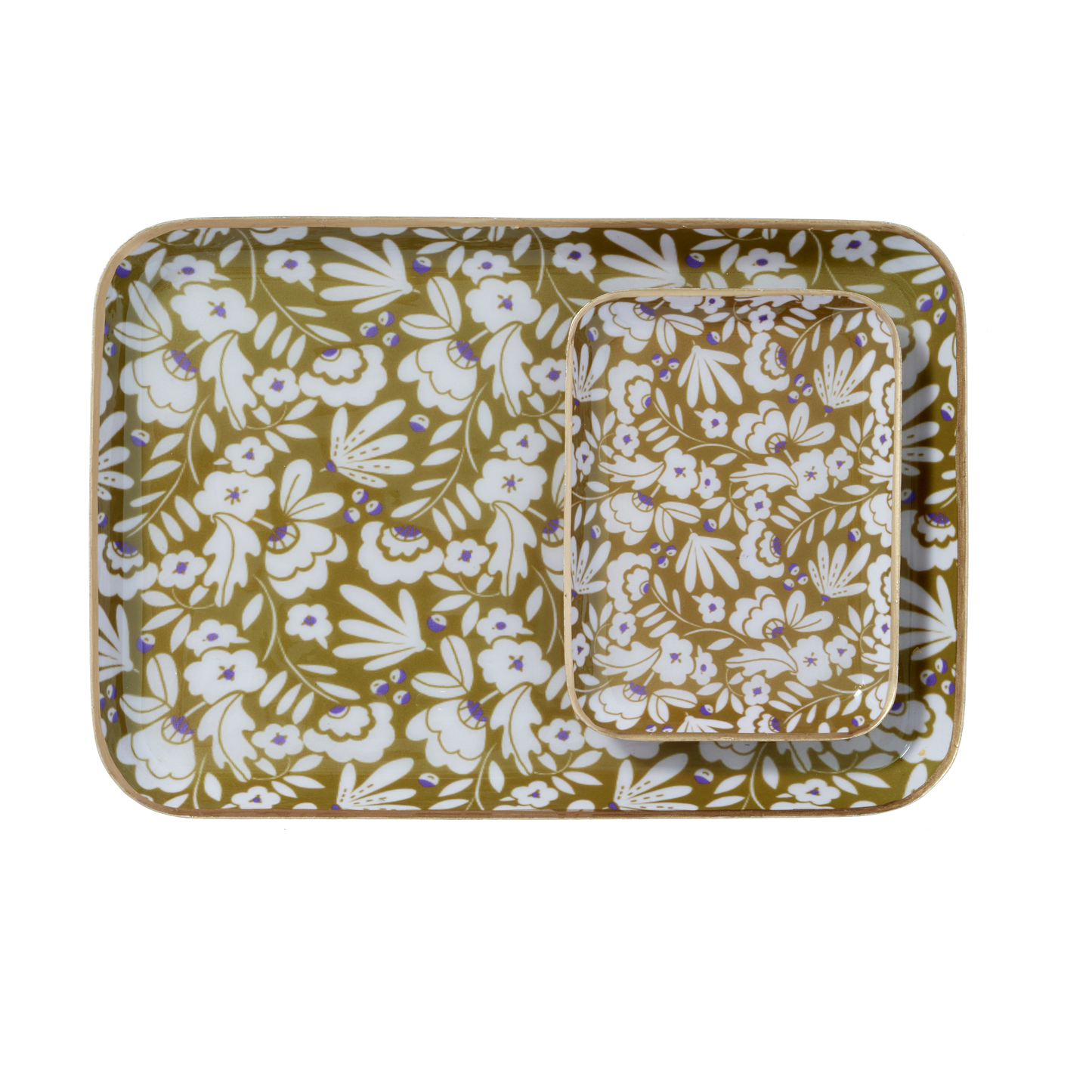 Vassoio Tiny in metallo smaltato - color Tiny Curry - dim. 15,50 x 11,50 cm
