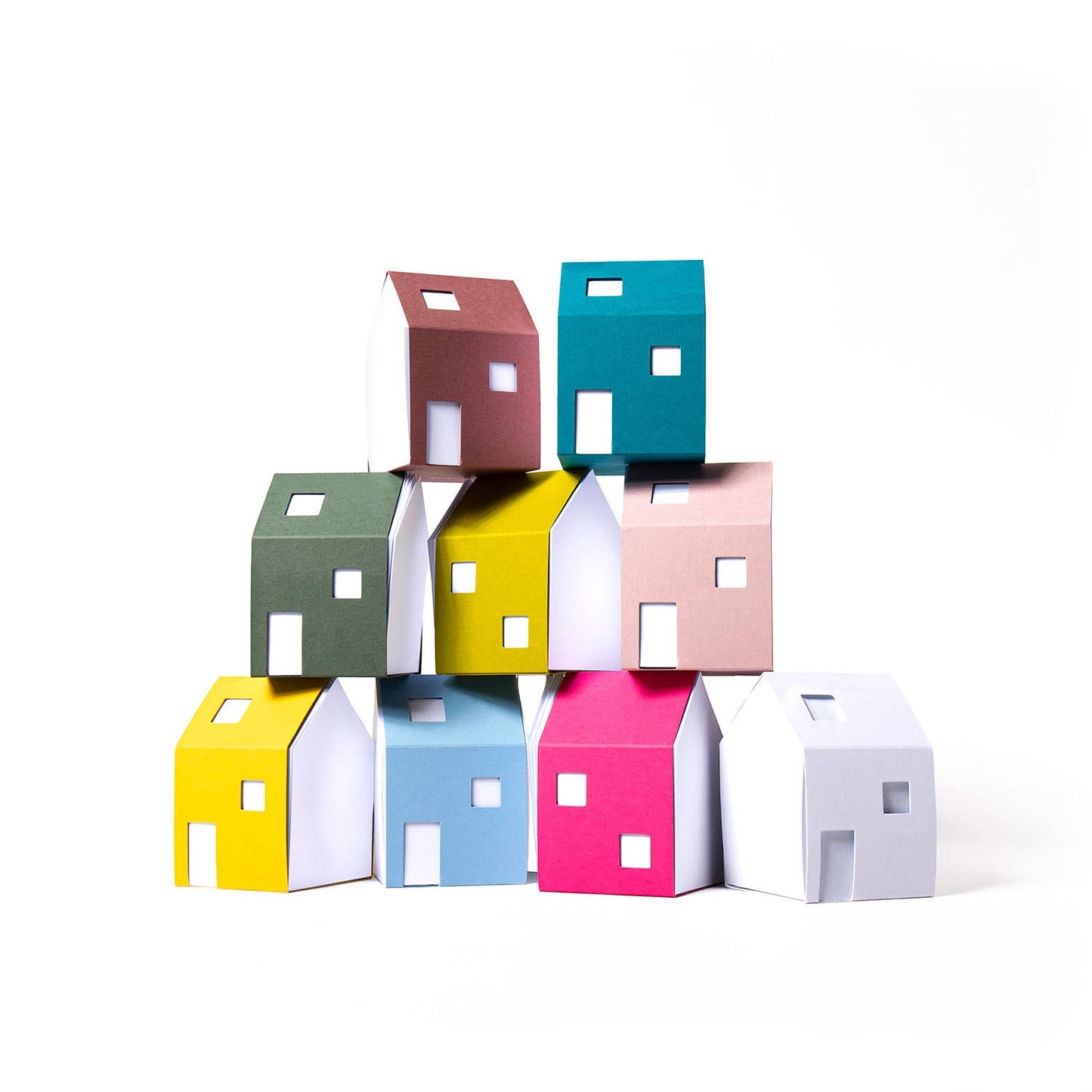 House of notes - Taccuino colorato a forma di casa