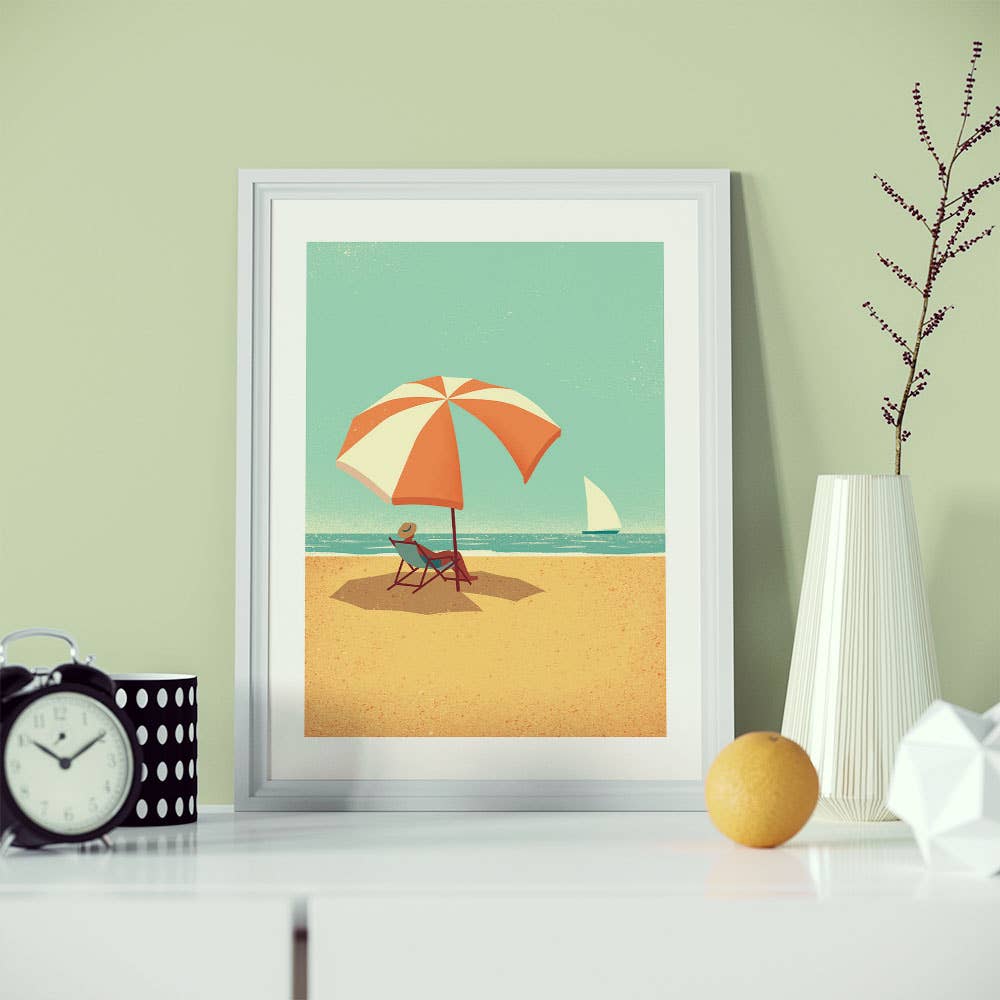 Poster artistico - Summertime - dim. 21 x 30 cm