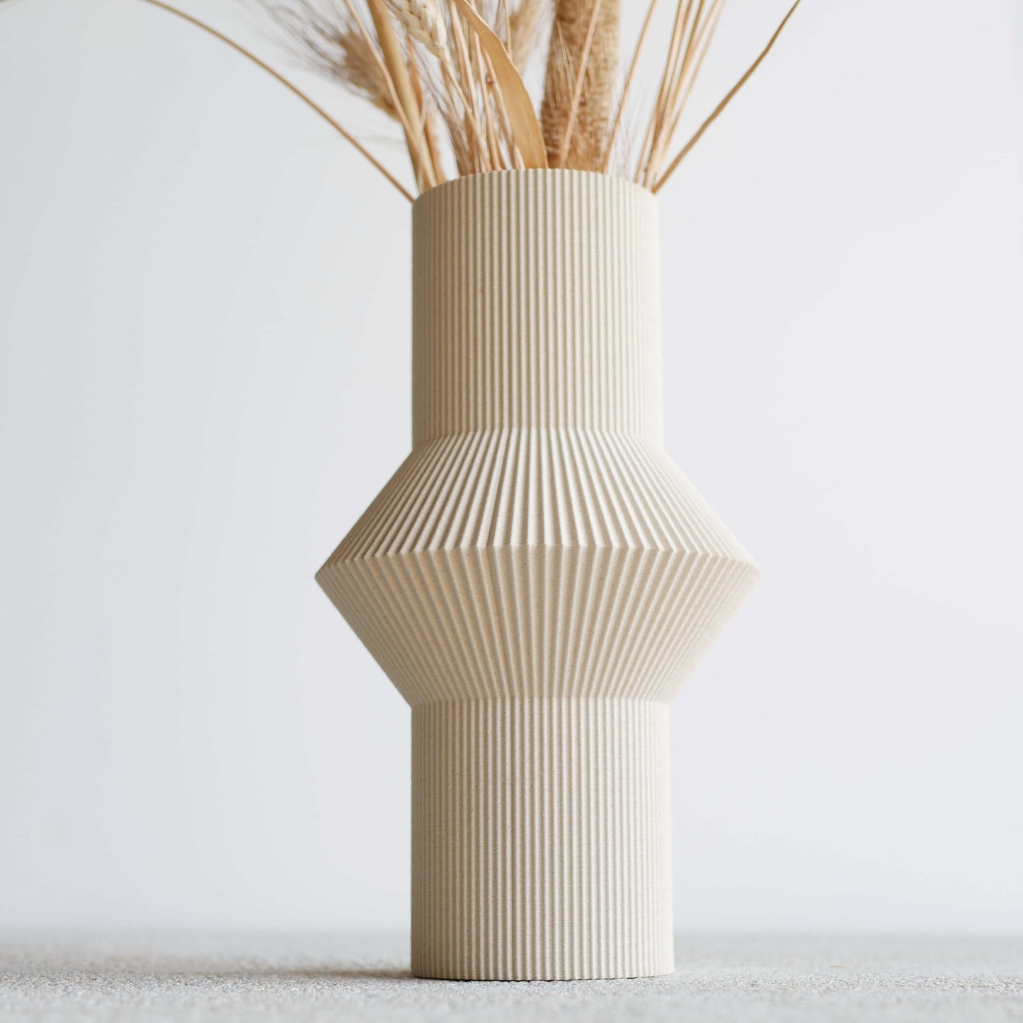 Vaso in legno riciclato HOI - perfetto per fiori secchi