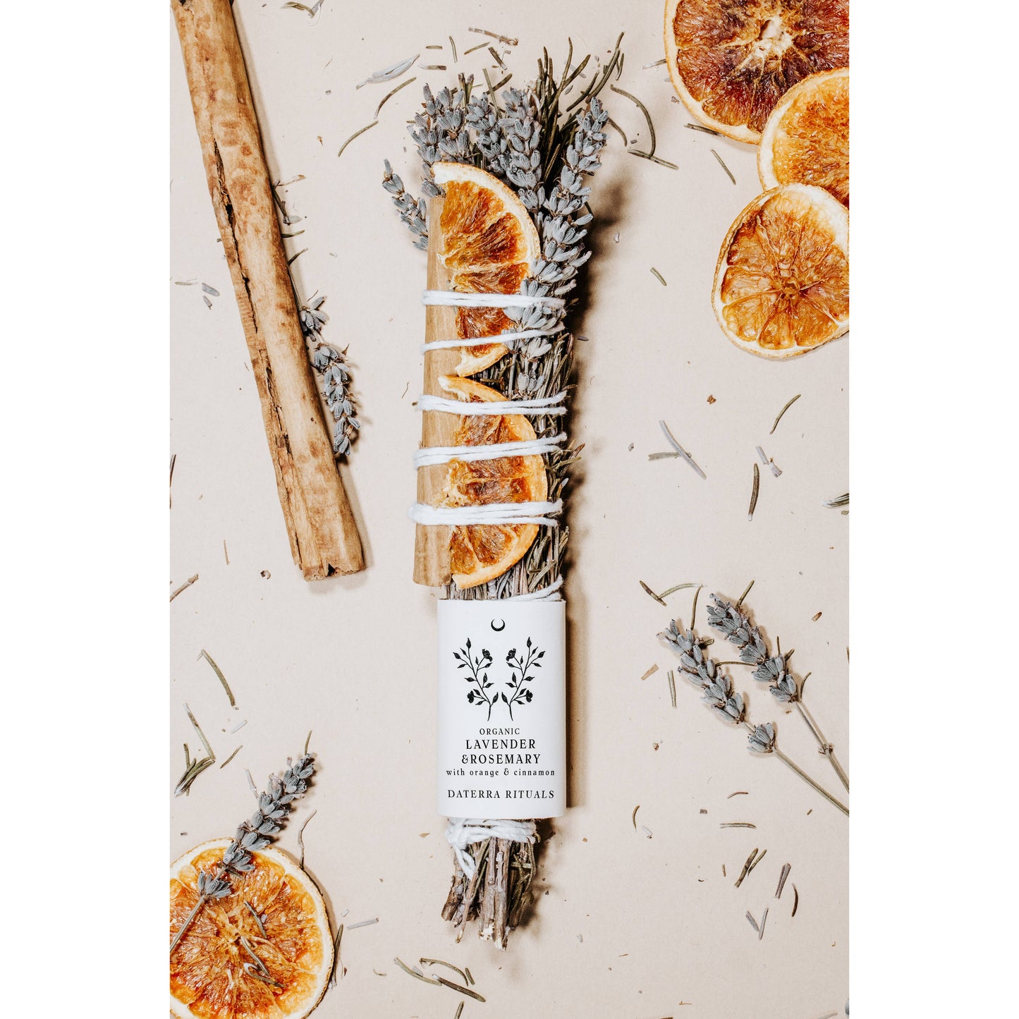 Smudge Stick - Yule - lavanda, rosmarino, arancia e cannella