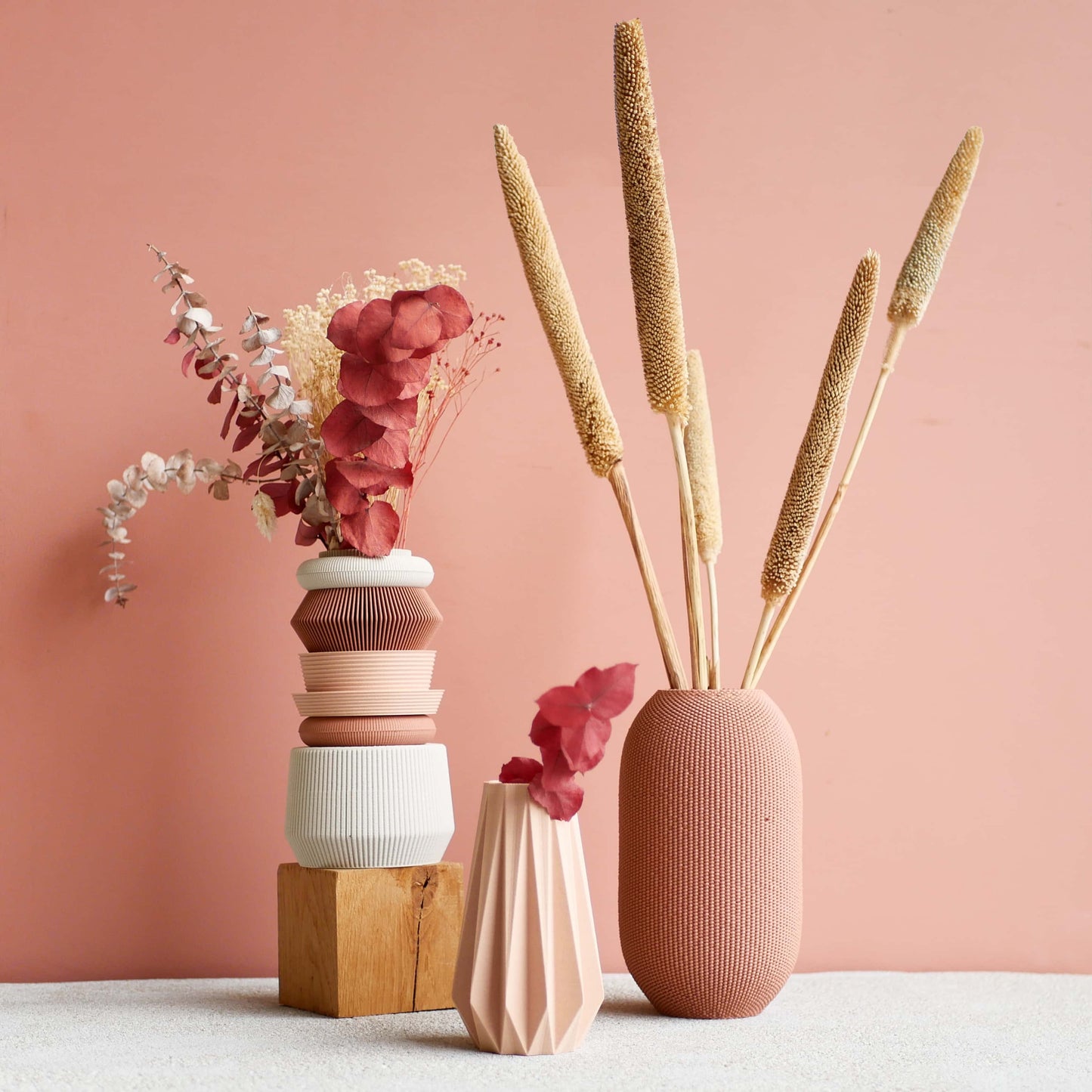Vaso modulare - modello AMA - perfetto per fiori secchi o freschi!
