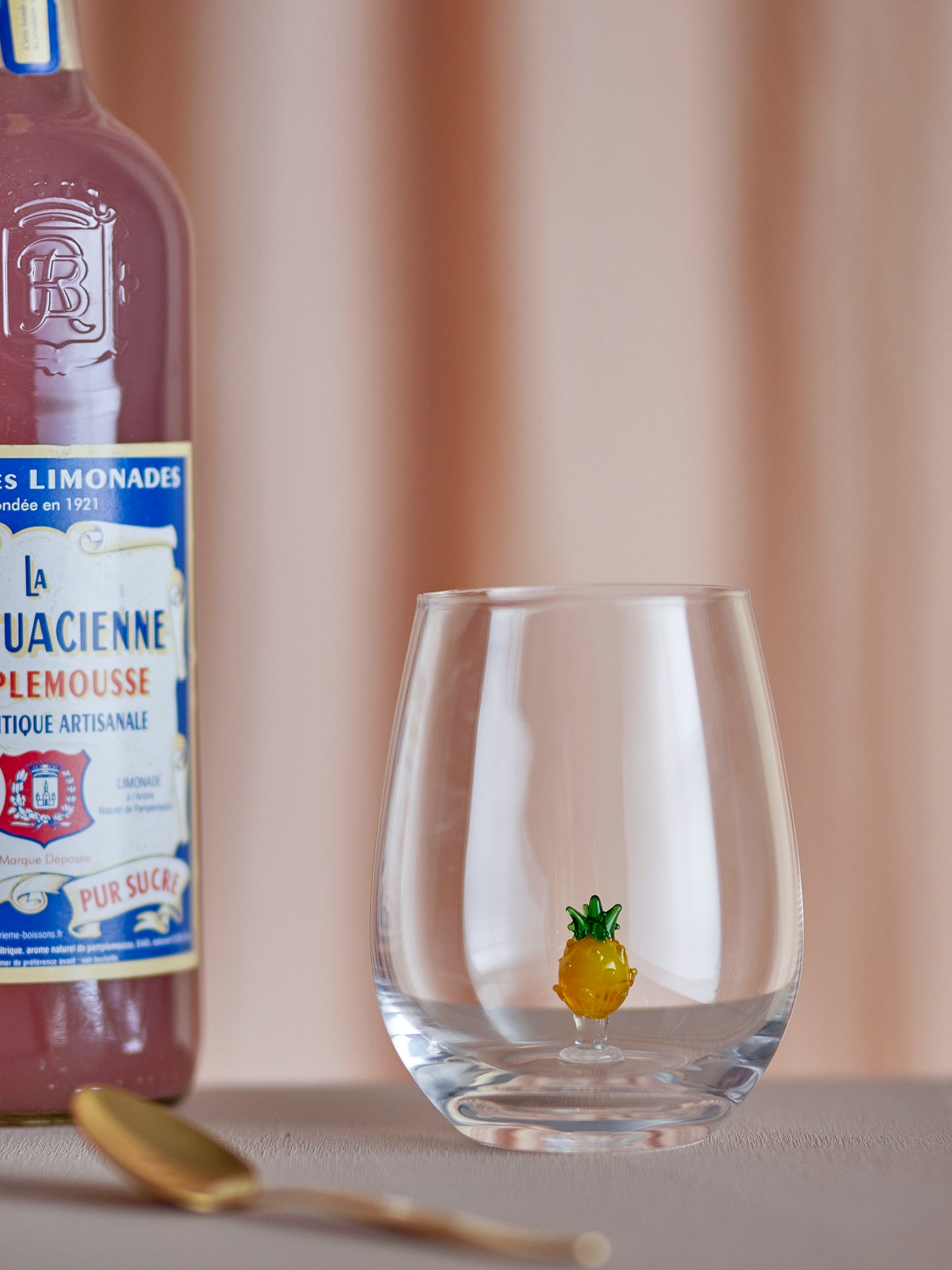 Bicchiere in vetro - Ananas
