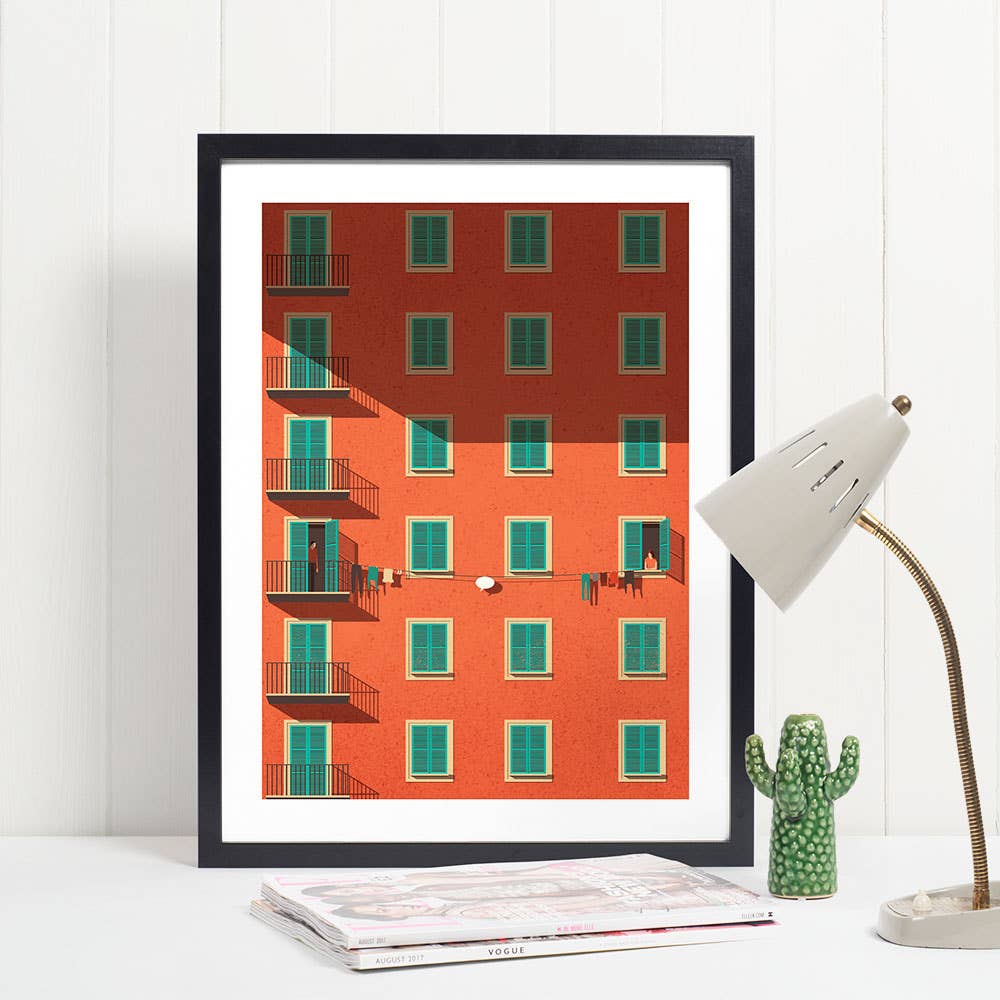 Poster artistico - Timidezza - dim. 21 x 30 cm