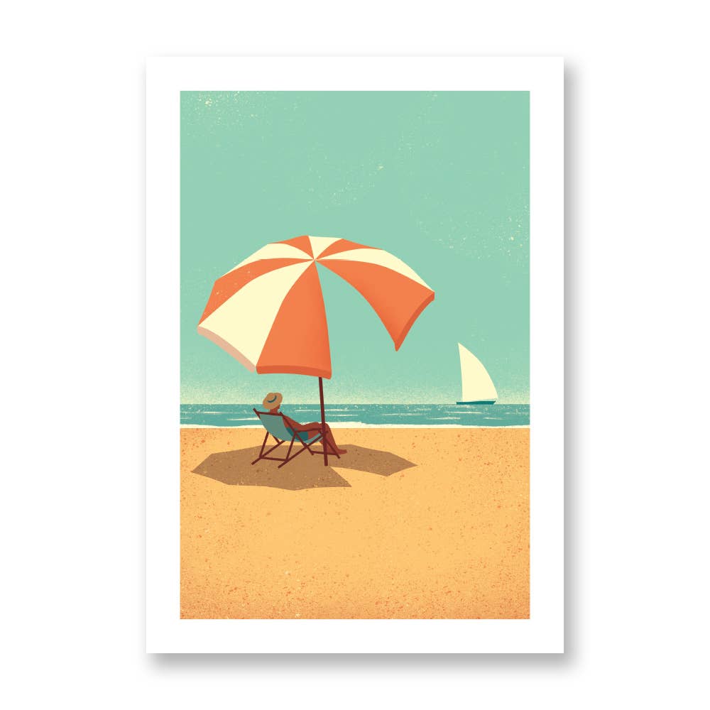 Poster artistico - Summertime - dim. 21 x 30 cm