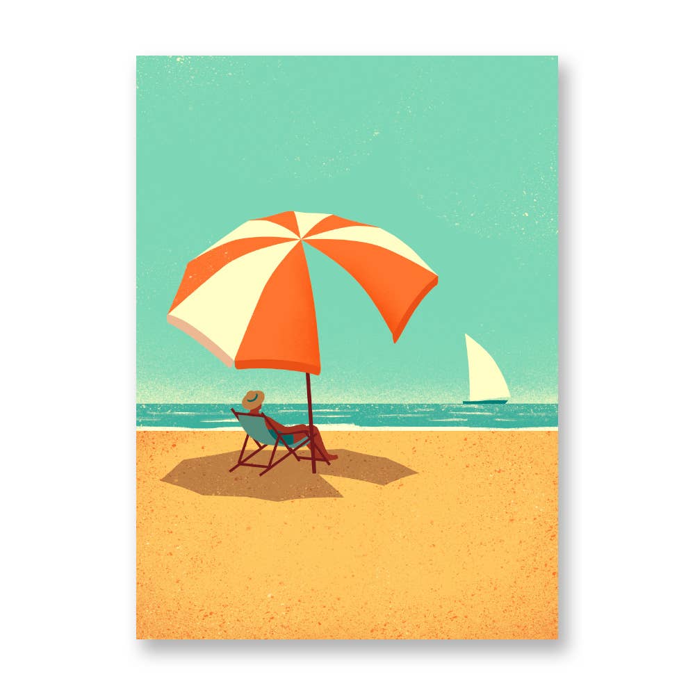 Poster artistico - Summertime - dim. 21 x 30 cm