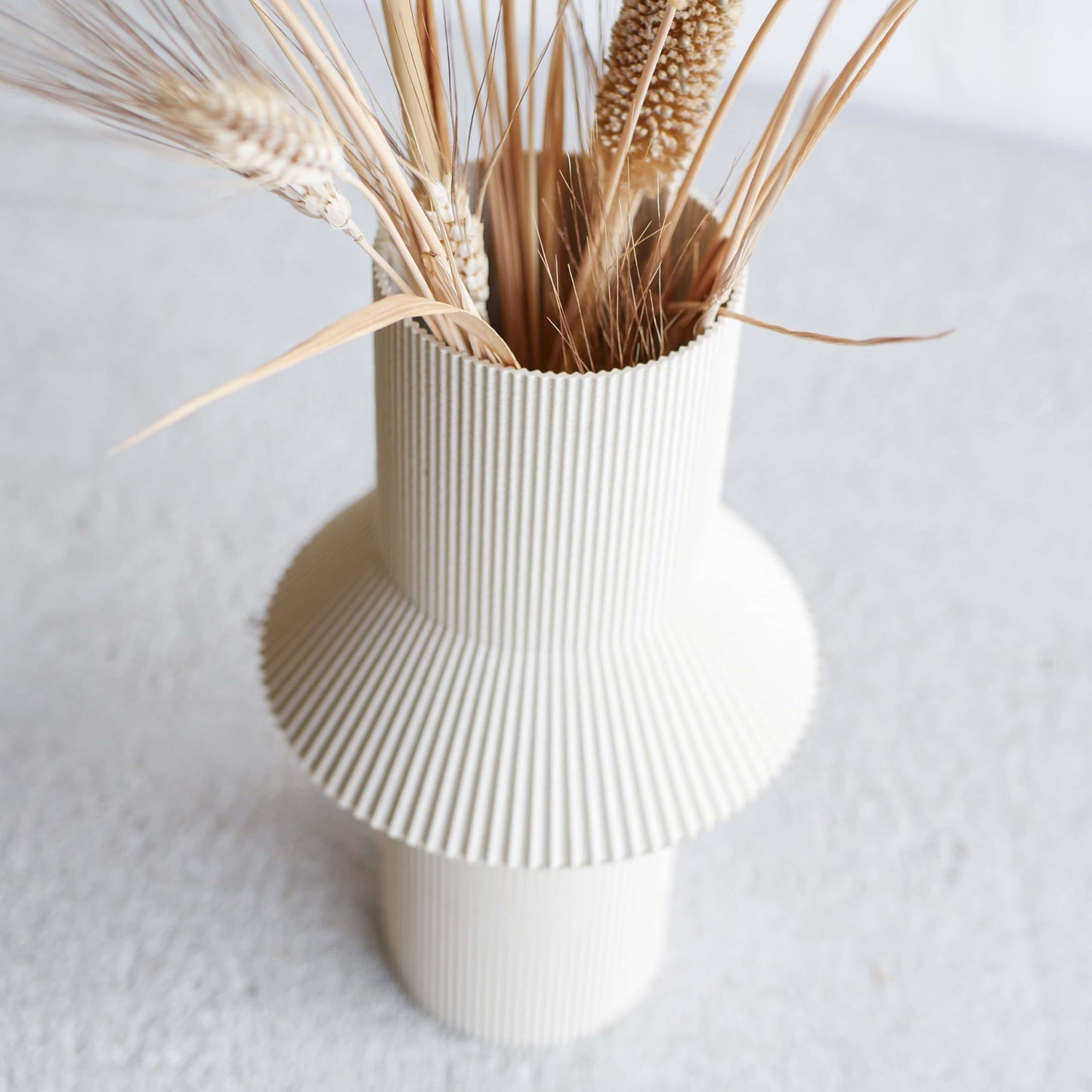 Vaso in legno riciclato HOI - perfetto per fiori secchi