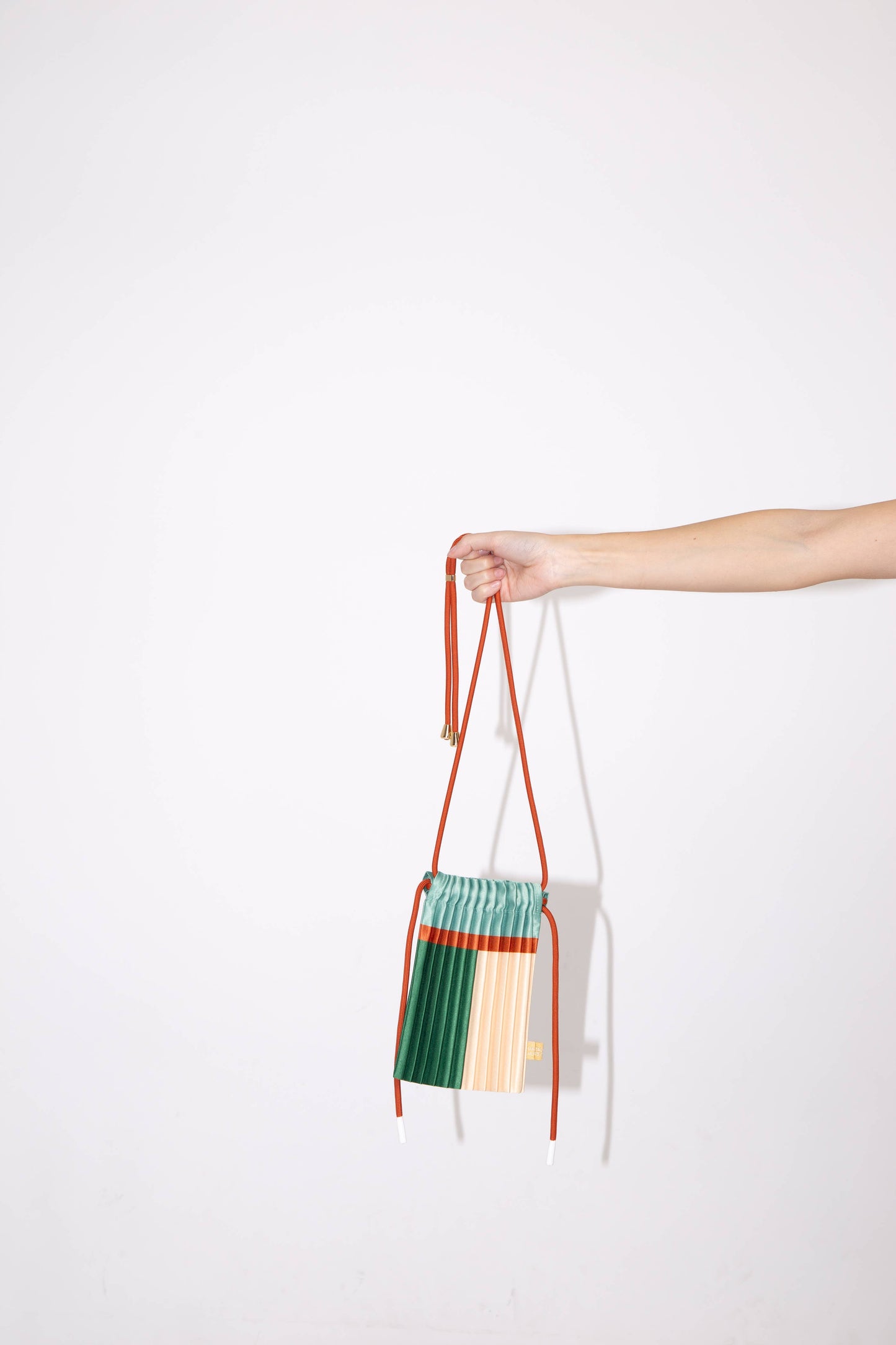Borsa mini plissettata - modello SMERALDO