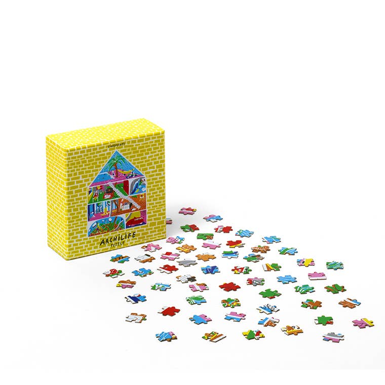 Gioco di Puzzle "Casa degli Architetti" - Regalo originale