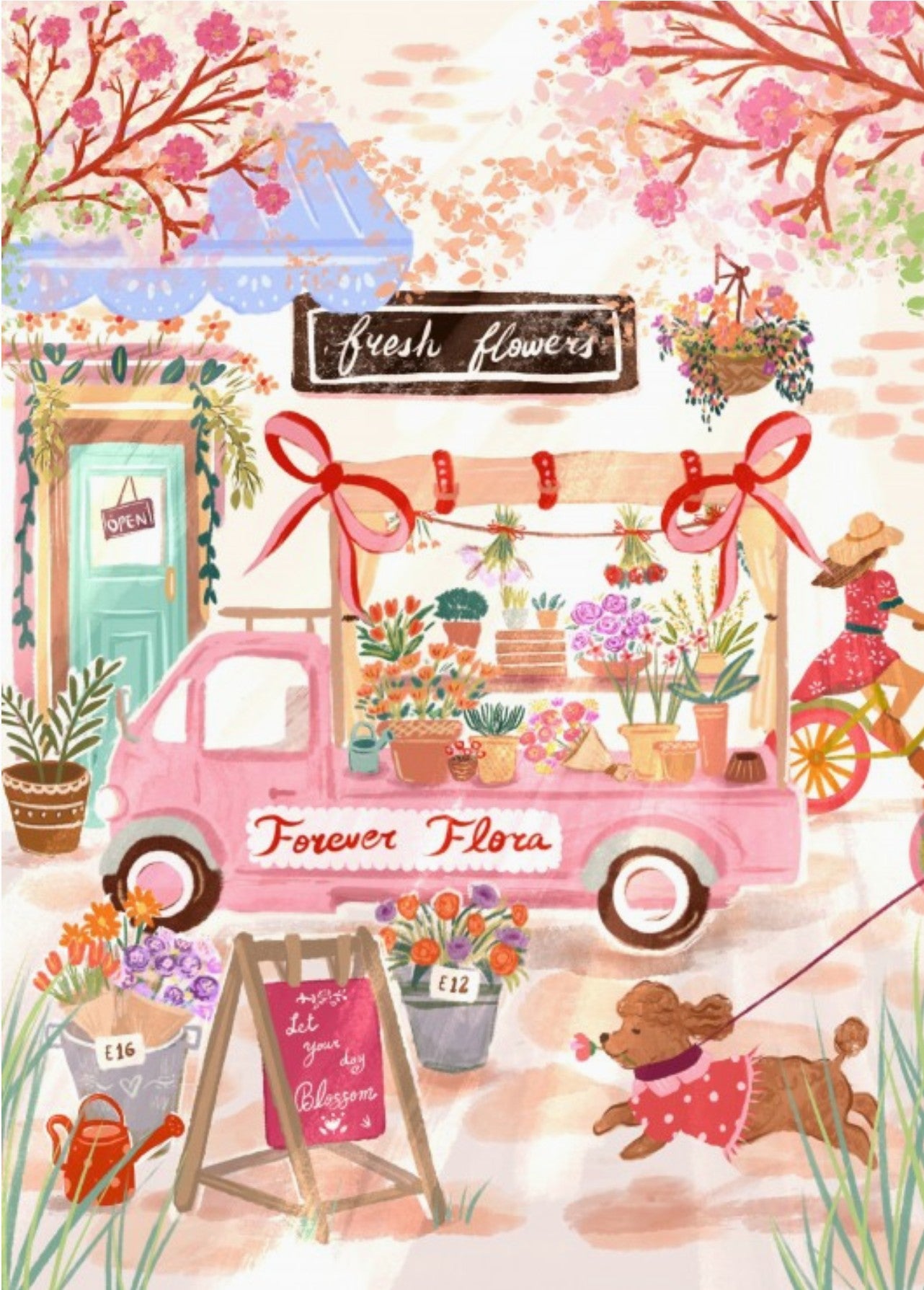 Puzzle da 500 pezzi - Forever Flora, Flower Truck
