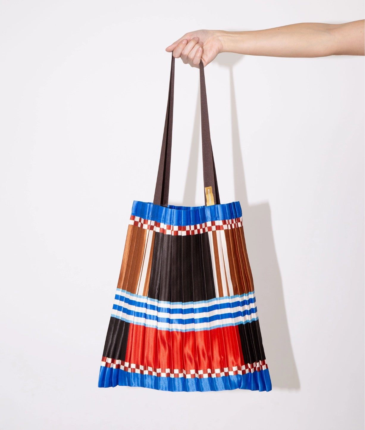 Borsa a tracolla in raso plissè - modello MADDALENA
