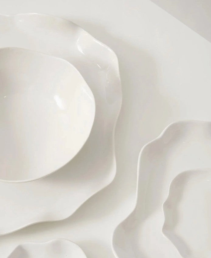 Piatto fondo/ciotola - Collezione White Lotus