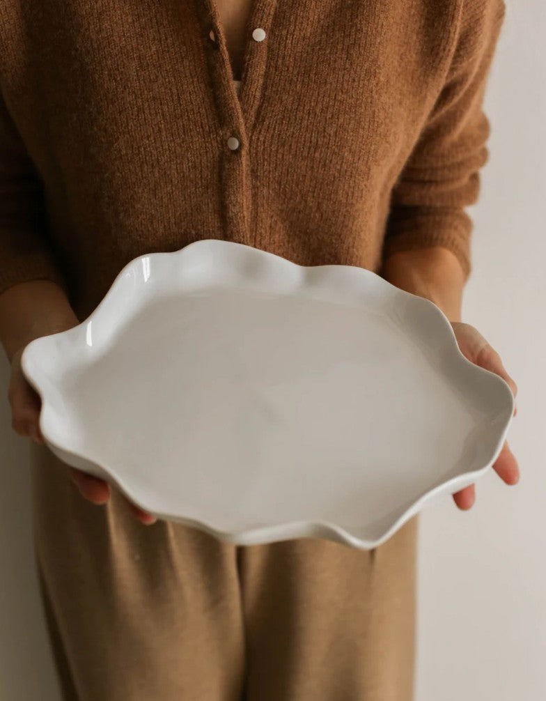 Piatto principale/vassoio - Collezione White Lotus