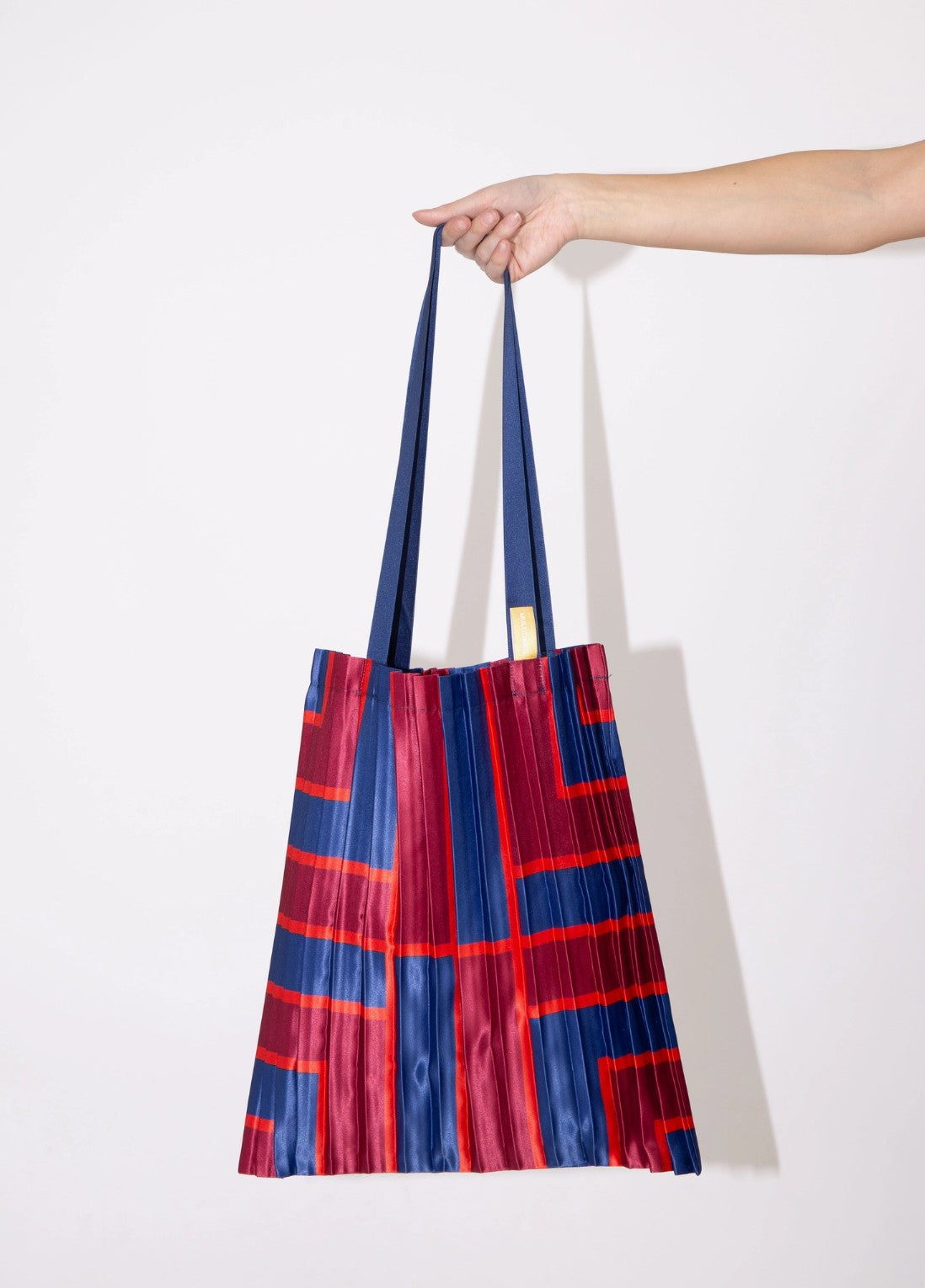 Borsa a tracolla in raso plissè - modello STINTINO