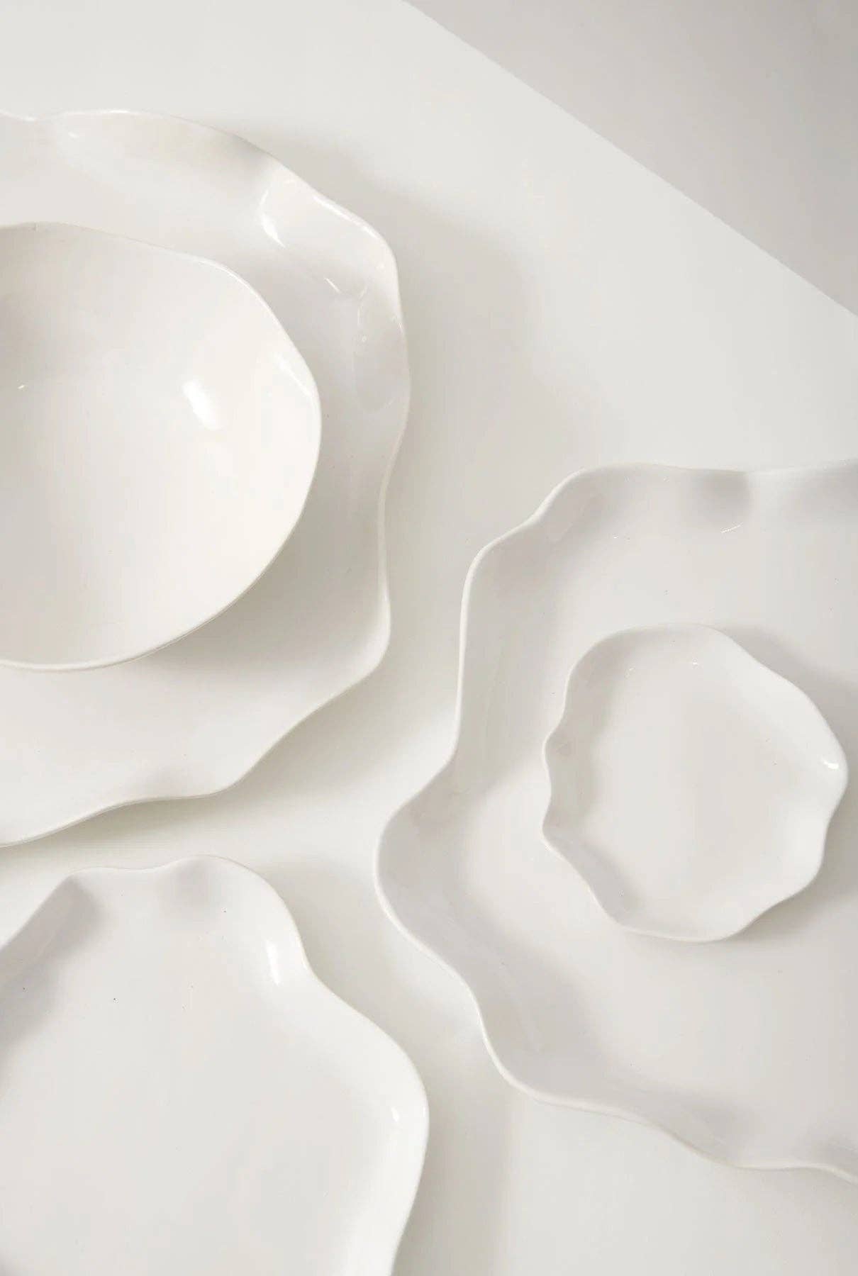 Piatto principale/vassoio - Collezione White Lotus
