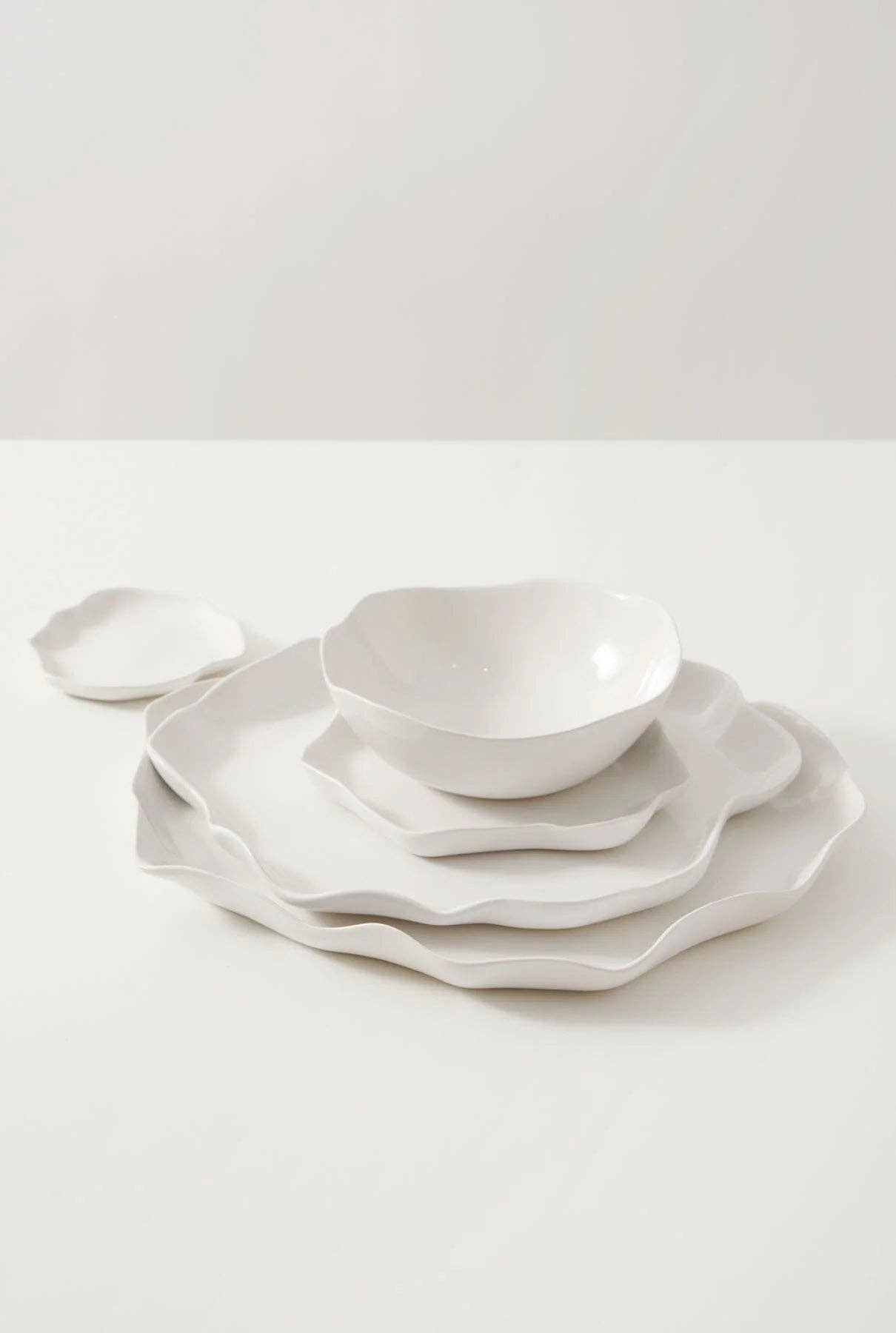 Piatto per il pane - Collezione White Lotus