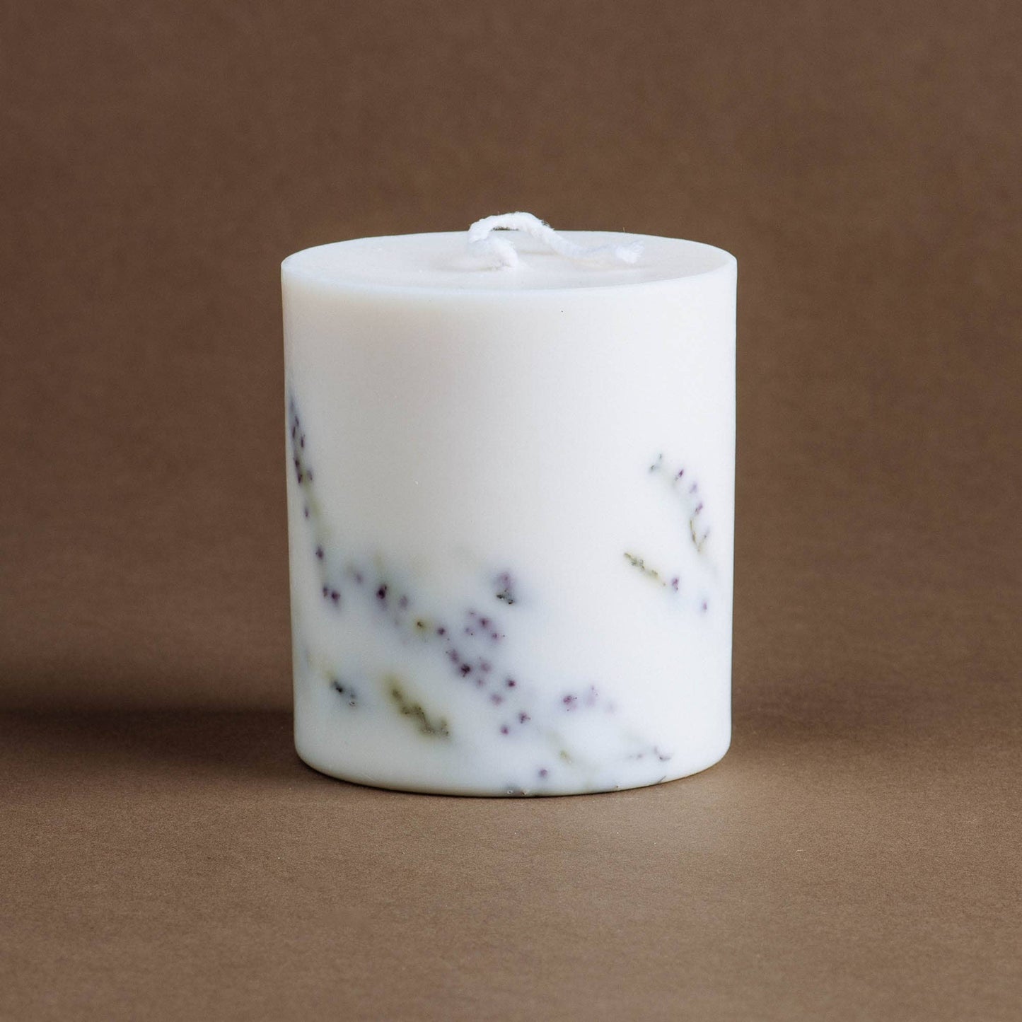 Candela di erica - Candela botanica artigianale - Fatta a mano