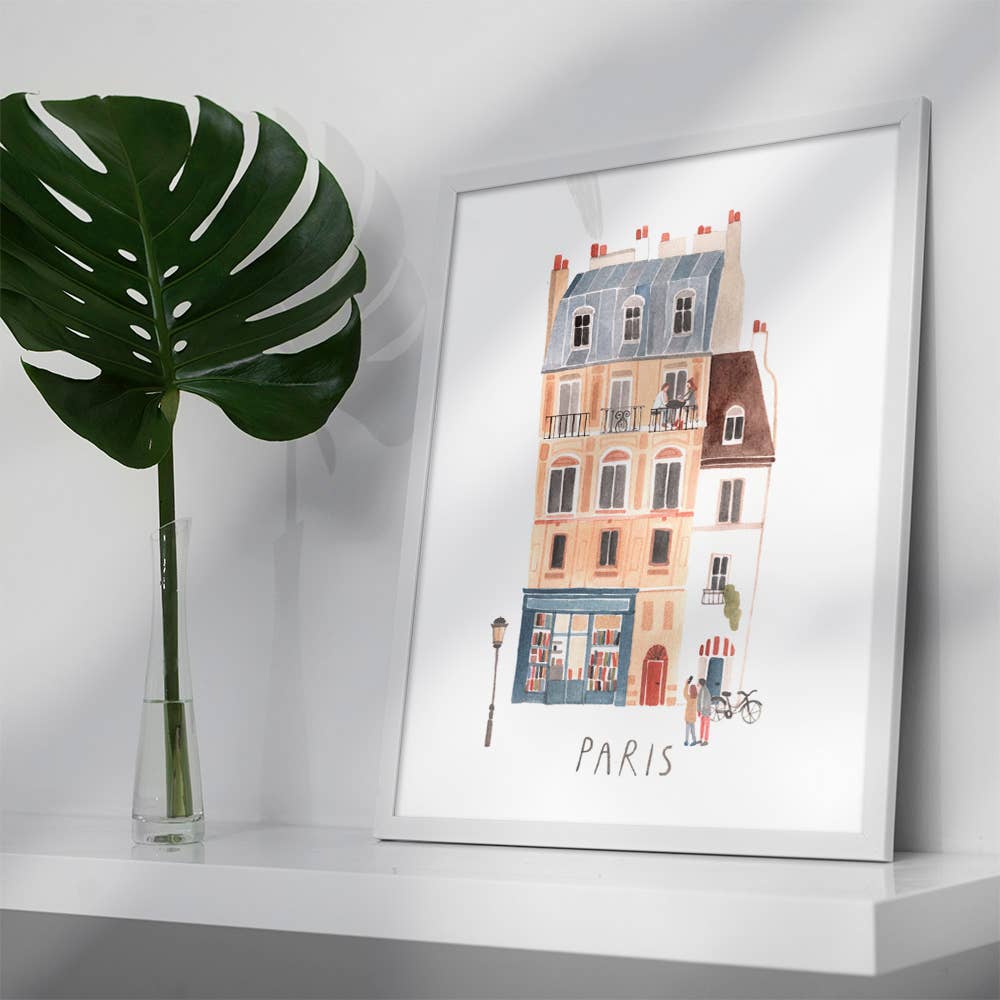 Poster artistico - Parigi - dim. 21 x 30 cm