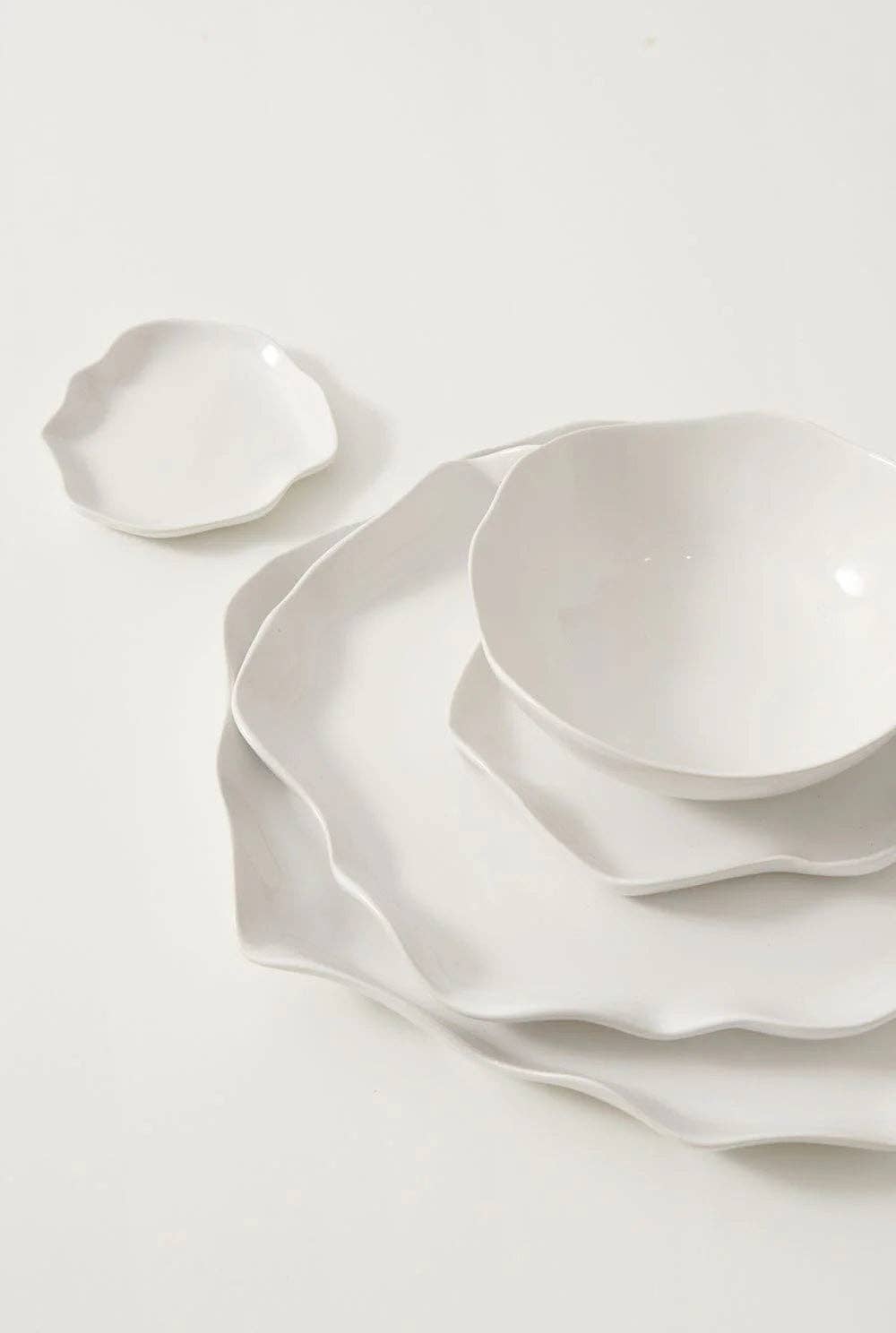 Piatto principale/vassoio - Collezione White Lotus