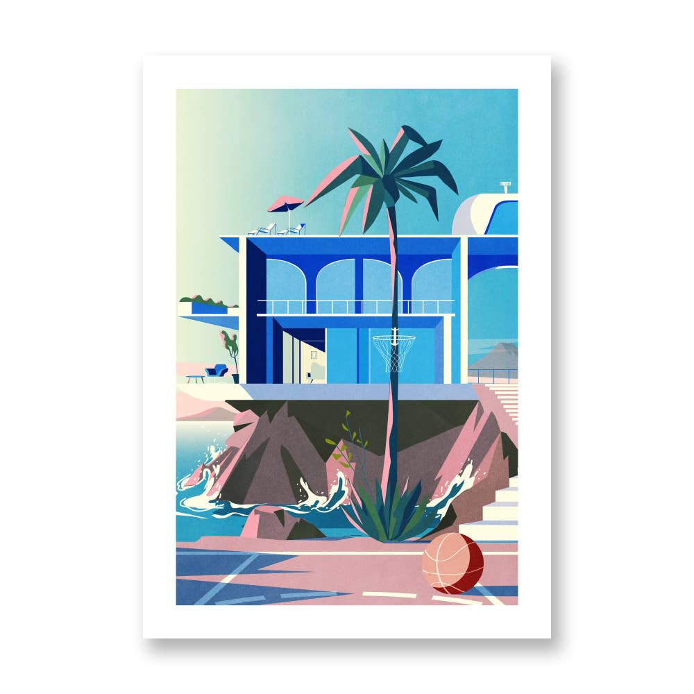 Poster d'arte - Giocare a casa - dim. 21 x 30 cm