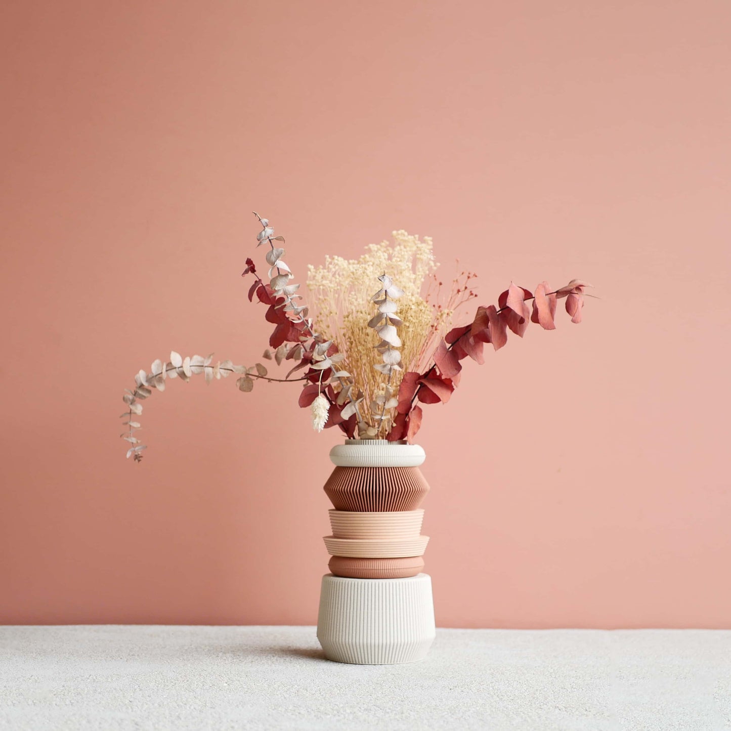 Vaso modulare - modello AMA - perfetto per fiori secchi o freschi!