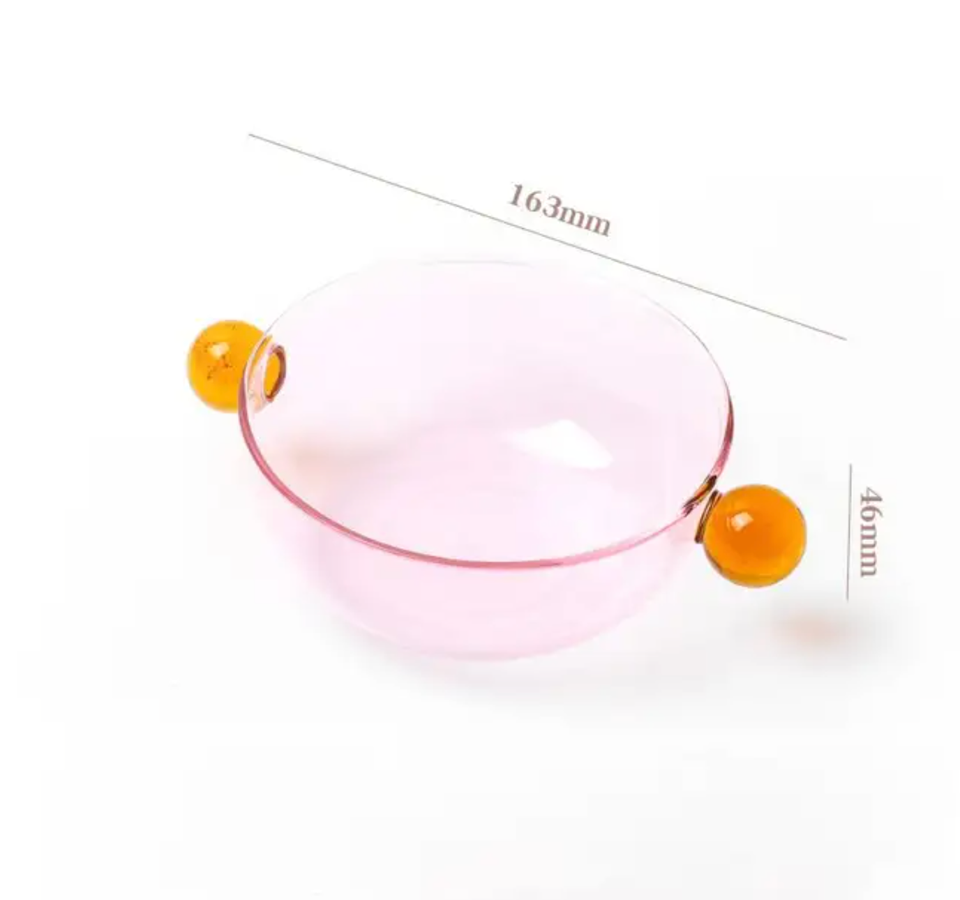 Ciotola da dessert in vetro borosilicato