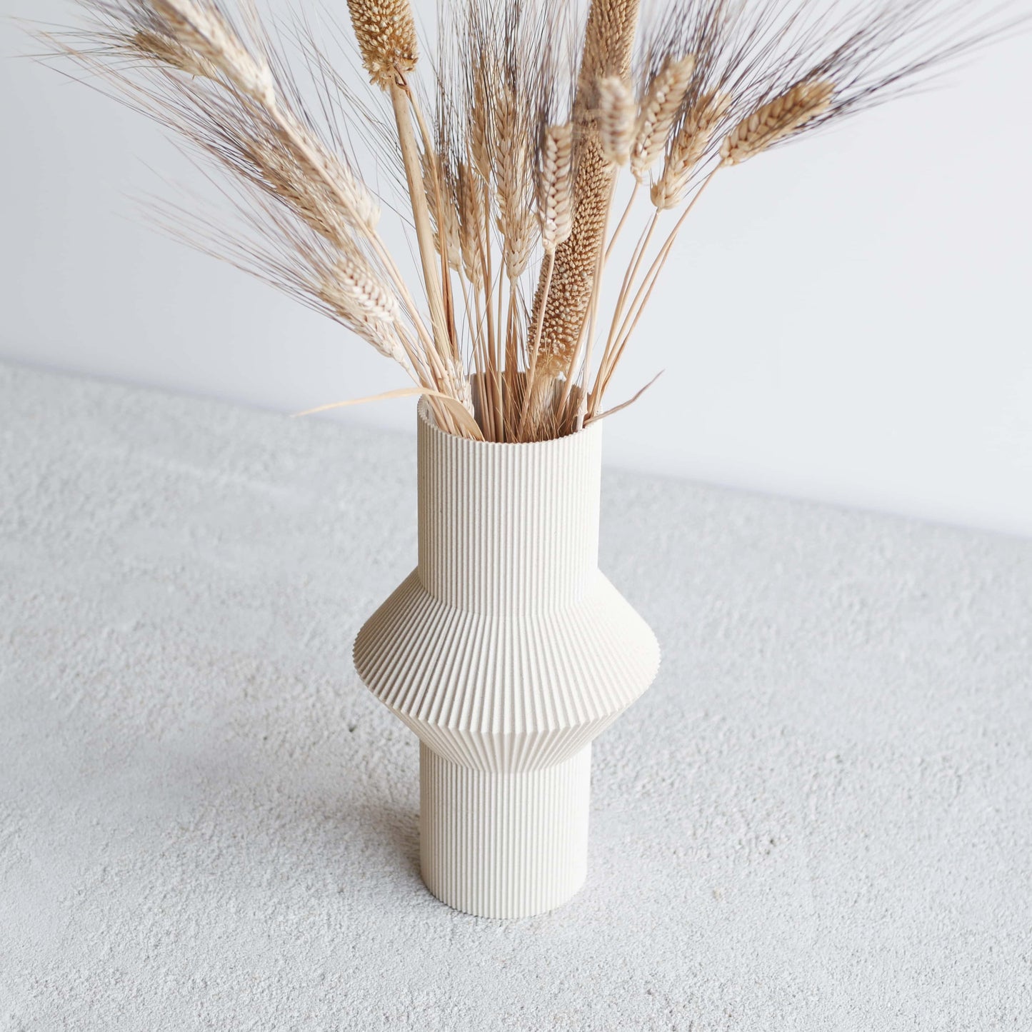 Vaso in legno riciclato HOI - perfetto per fiori secchi
