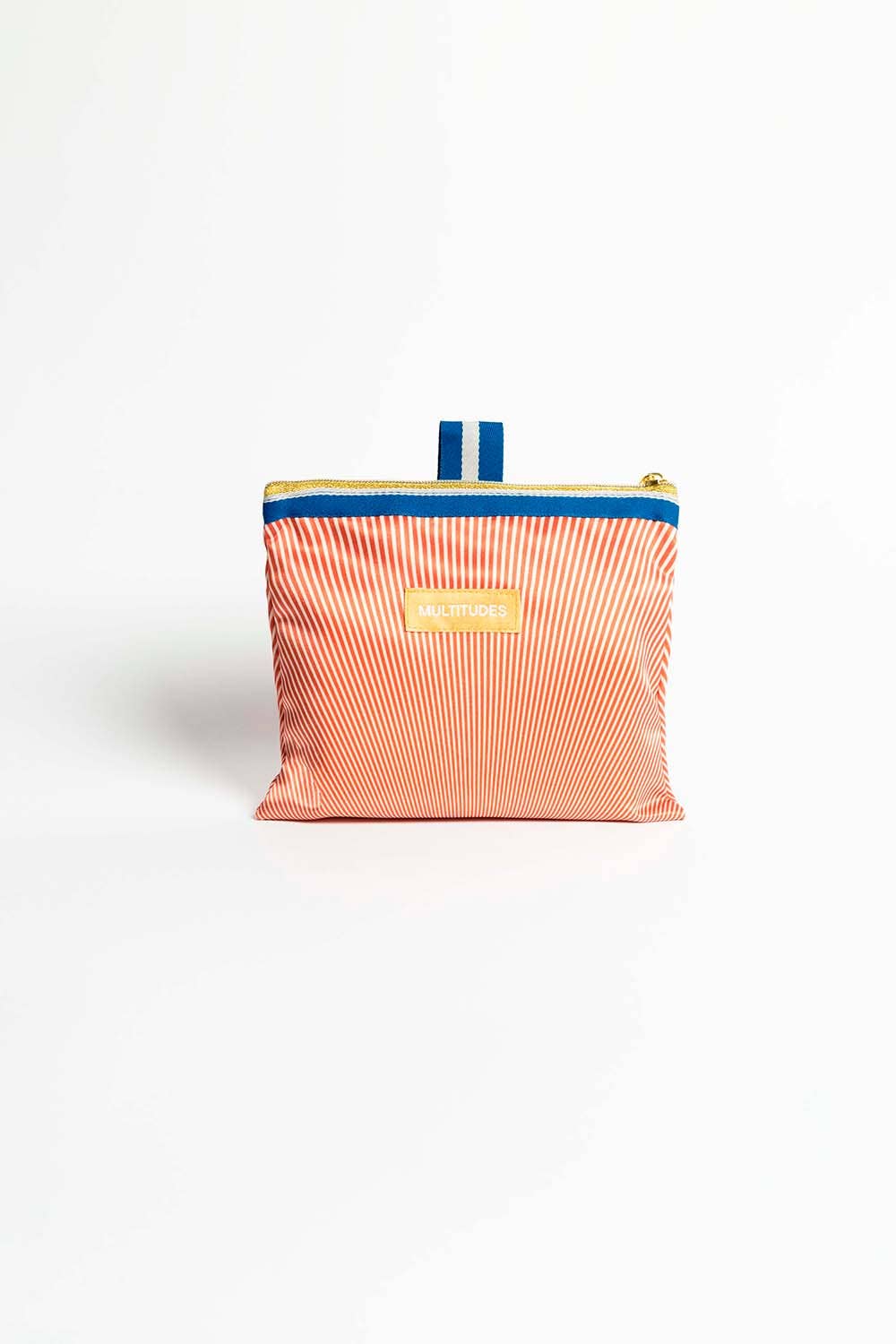 Pochette in raso plissettato - modello ANNA COBALT