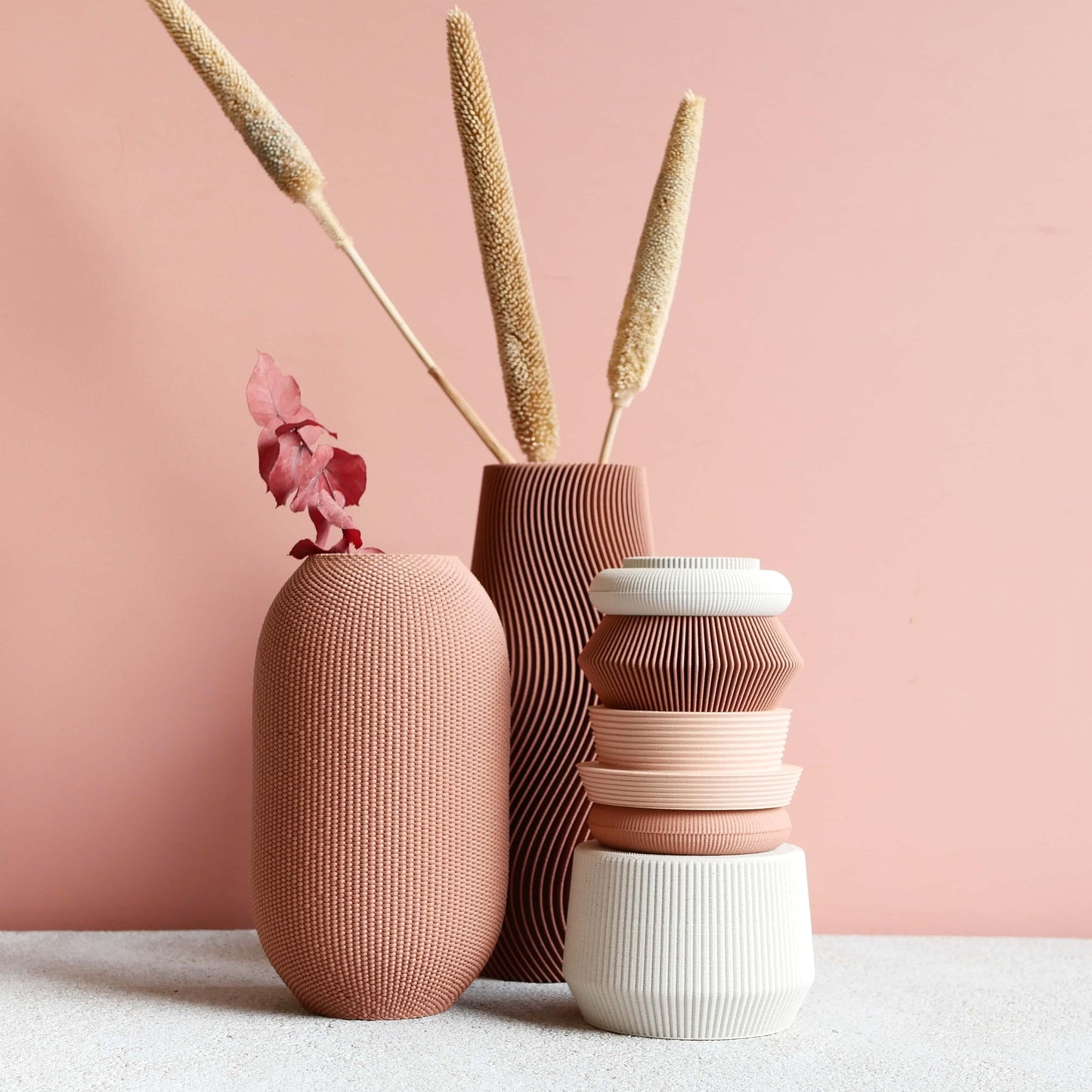 Vaso modulare - modello AMA - perfetto per fiori secchi o freschi!