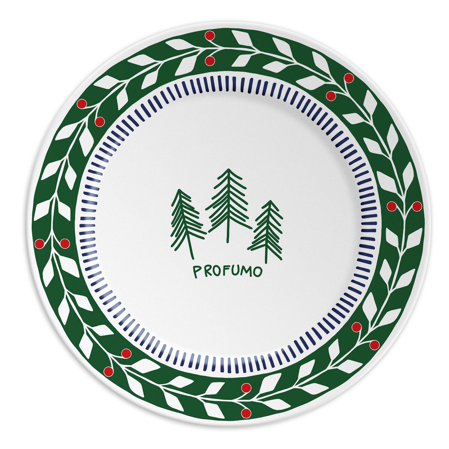 PROFUMO - Piatto in porcellana con scritta