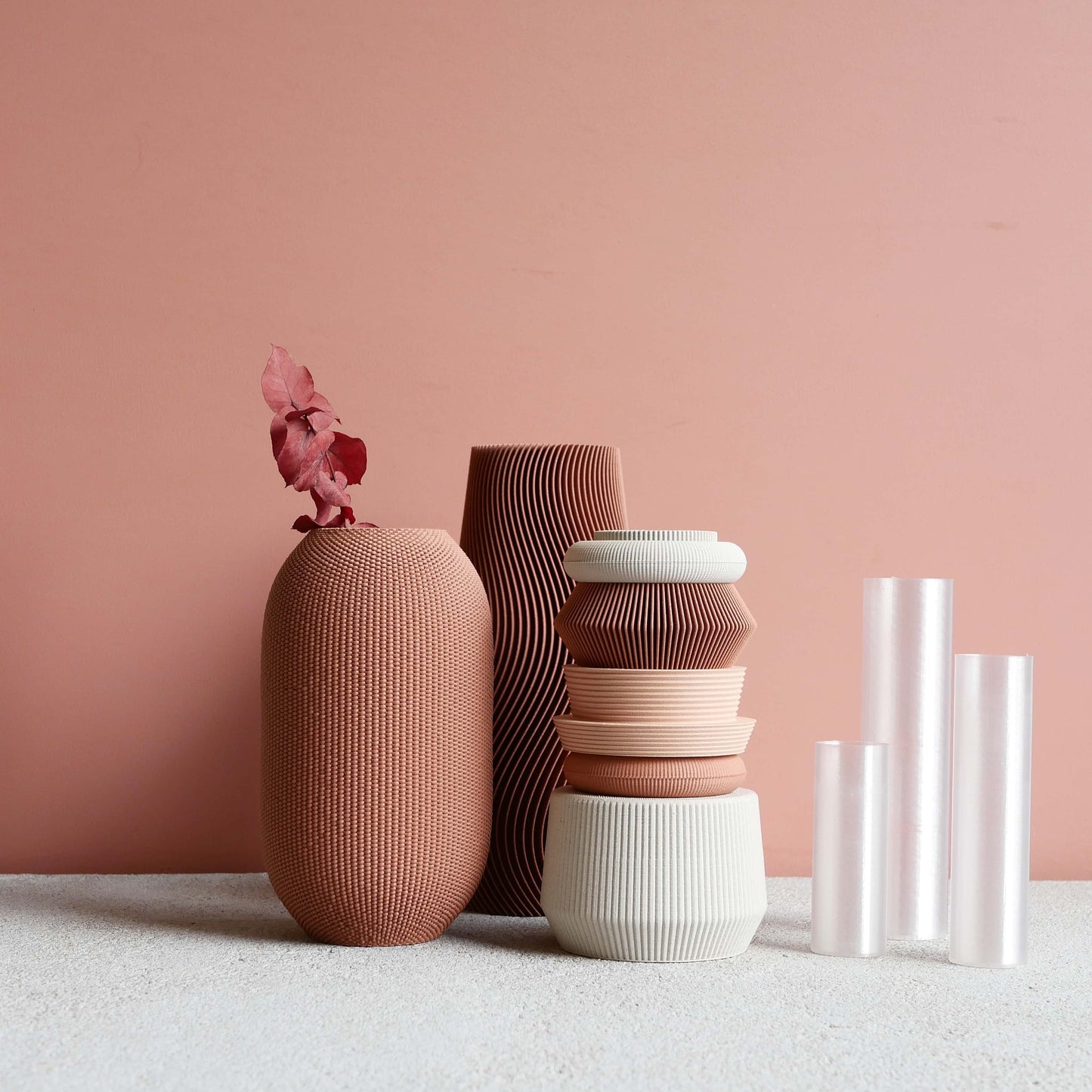 Vaso modulare - modello AMA - perfetto per fiori secchi o freschi!