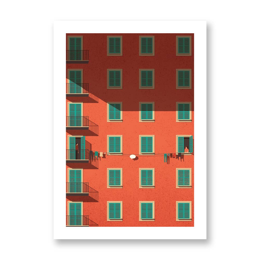 Poster artistico - Timidezza - dim. 21 x 30 cm