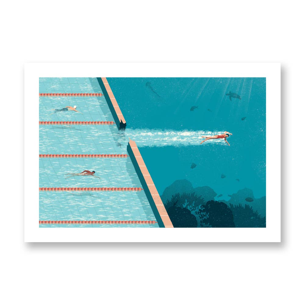 Poster artistico - Zona di comfort - dim. 21 x 30 cm
