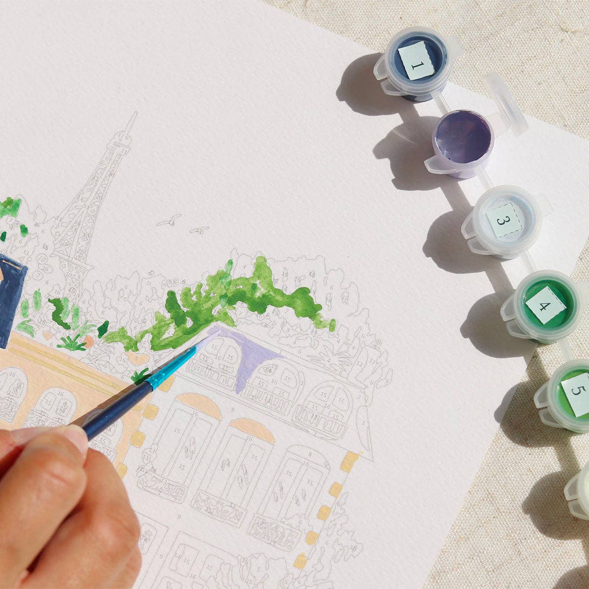 Kit per dipingere con i numeri - Parigi
