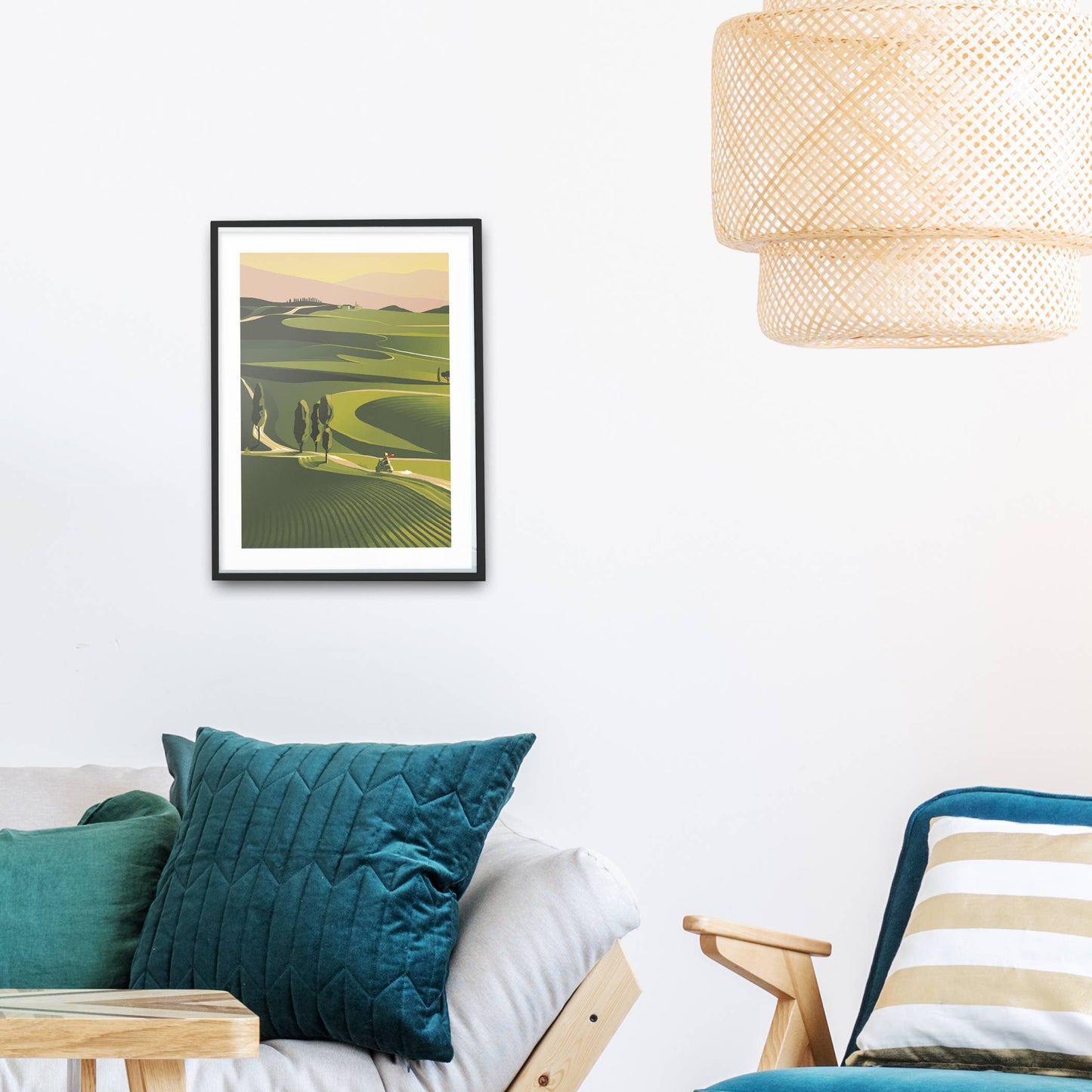 Poster artistico - Vacanze toscane - dim. 21 x 30 cm
