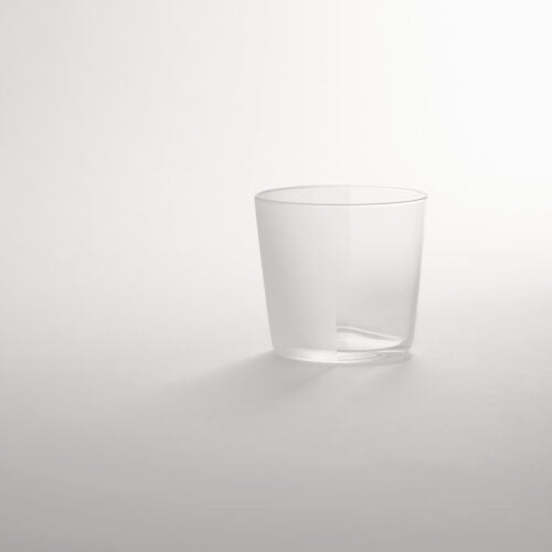 Bicchiere collezione INTAGLI - modello Opaco/Trasparente - KnIndustrie