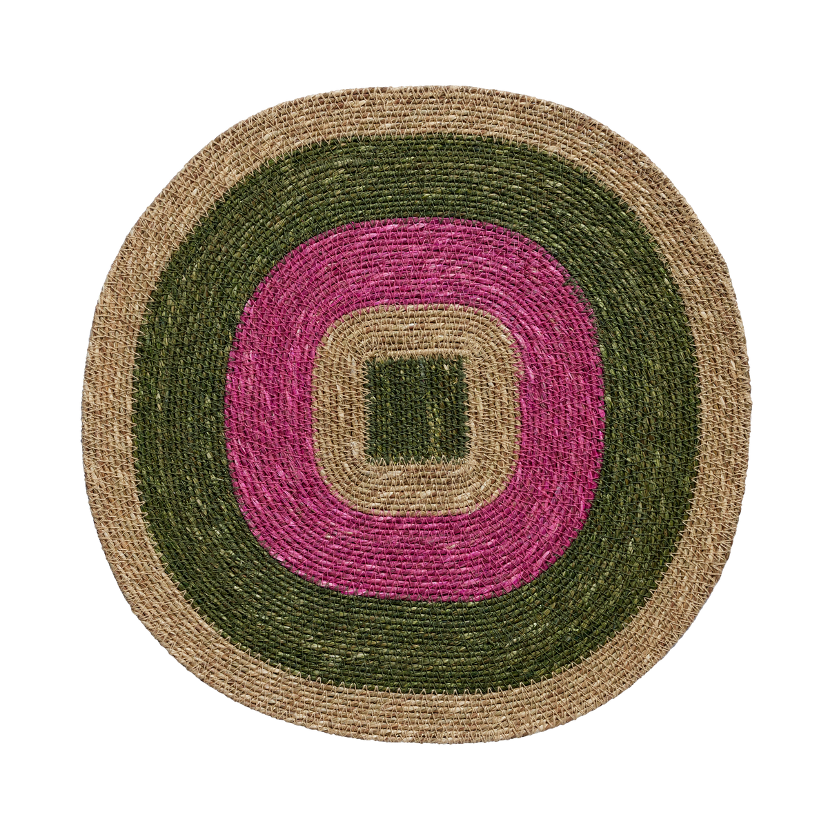 Tovaglietta in giunco marino: colore Mada - Magenta